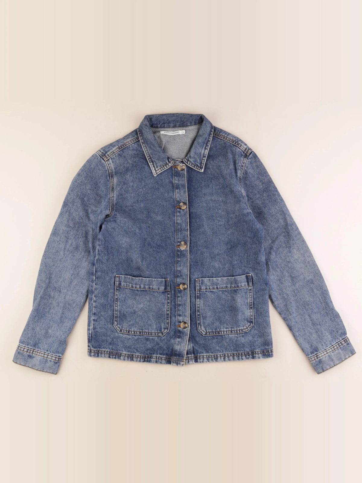 Monoprix - veste bleu - 14 ans