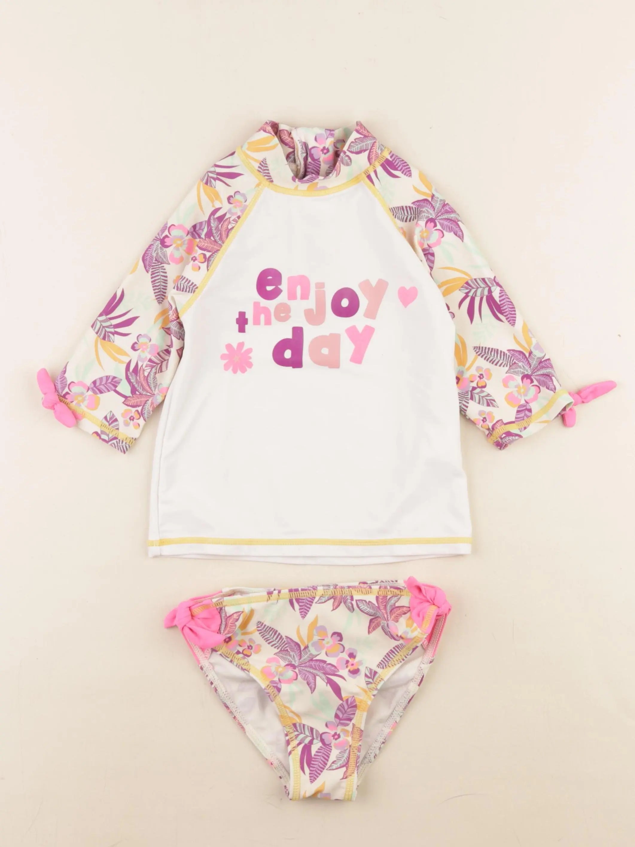 Vertbaudet - ensemble de bain multicolore - 4 ans