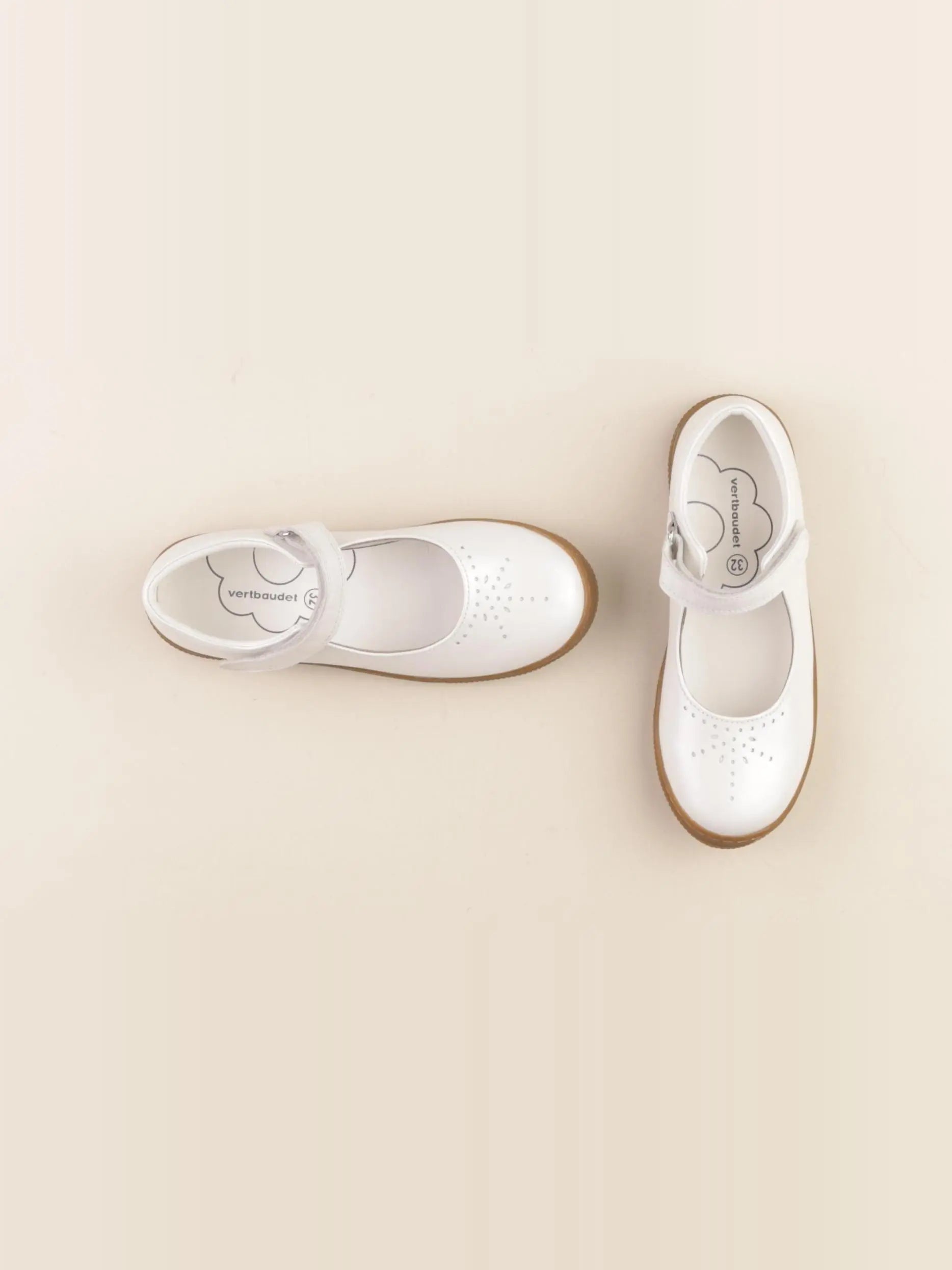 Vertbaudet - babies blanc - pointure 32