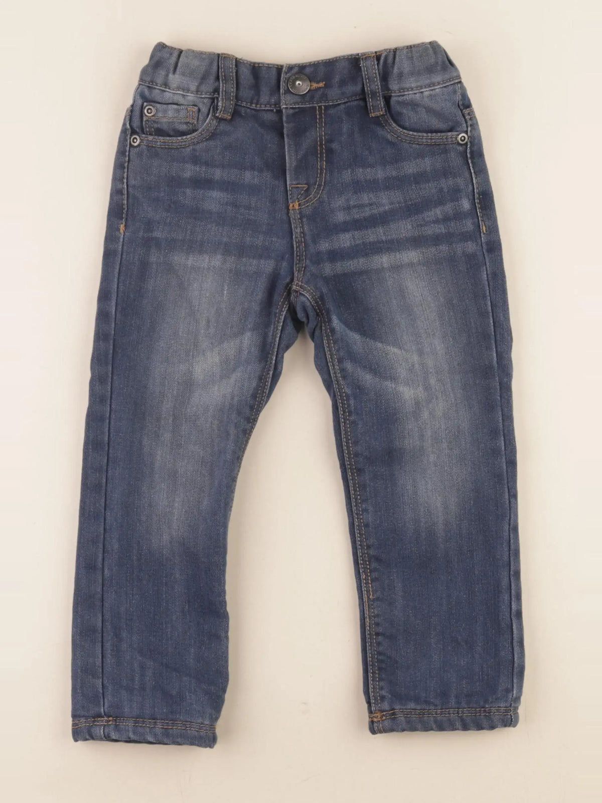 Vertbaudet - jean doublé bleu - 3 ans