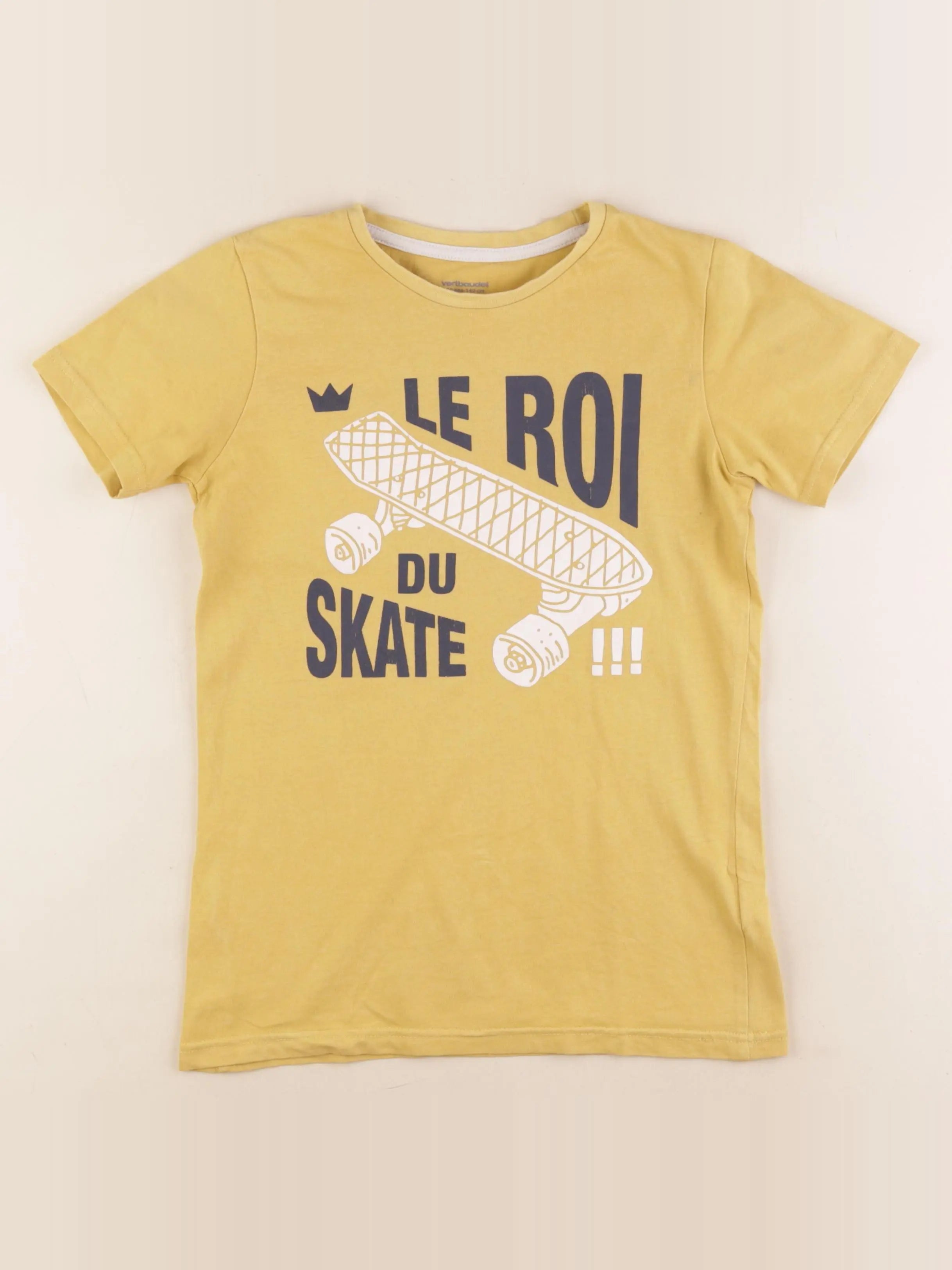 Vertbaudet - tee-shirt jaune - 10 ans