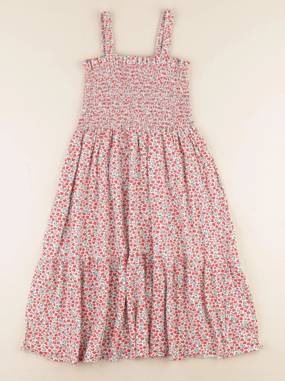 Vertbaudet - robe blanc, rouge - 12 ans