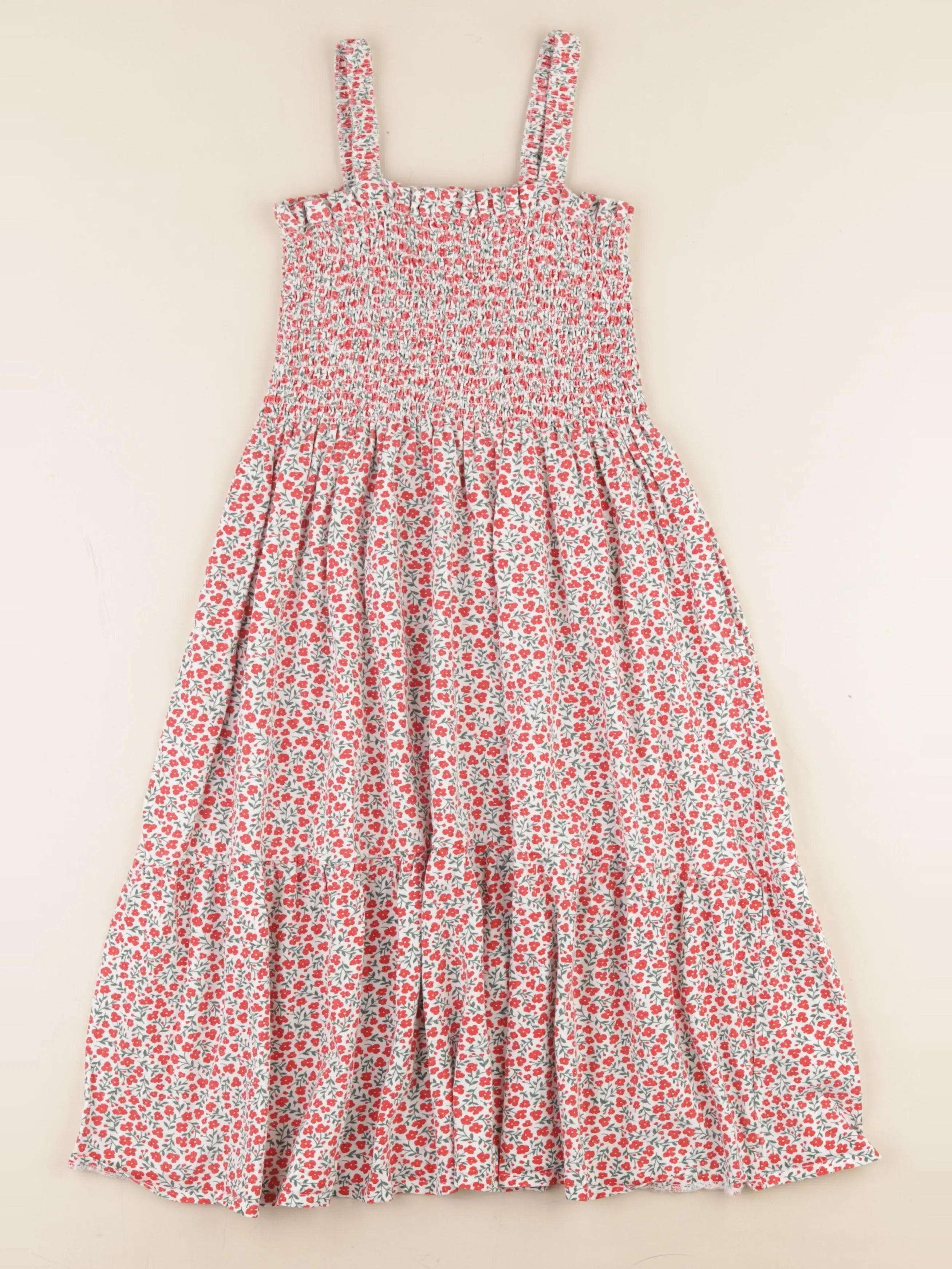 Vertbaudet - robe blanc, rouge - 12 ans