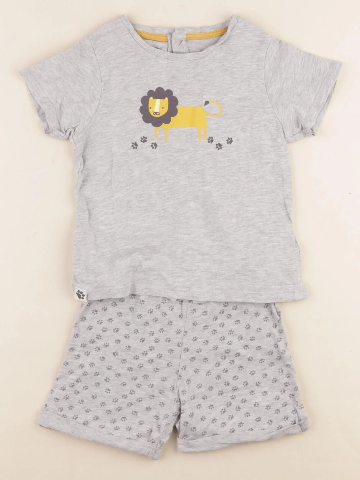 Vertbaudet - pyjama coton gris - 36 mois