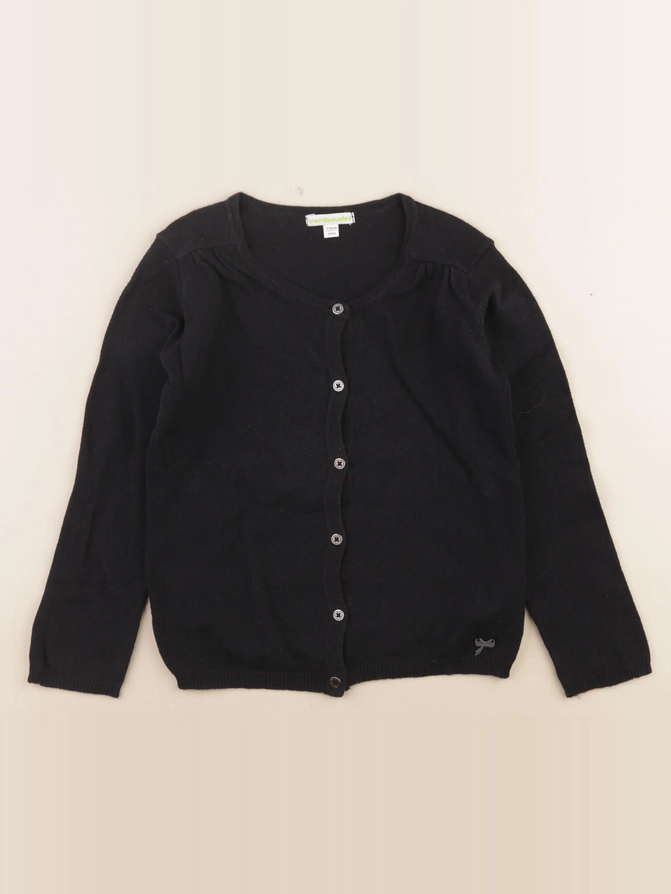 Vertbaudet - gilet noir - 6 ans