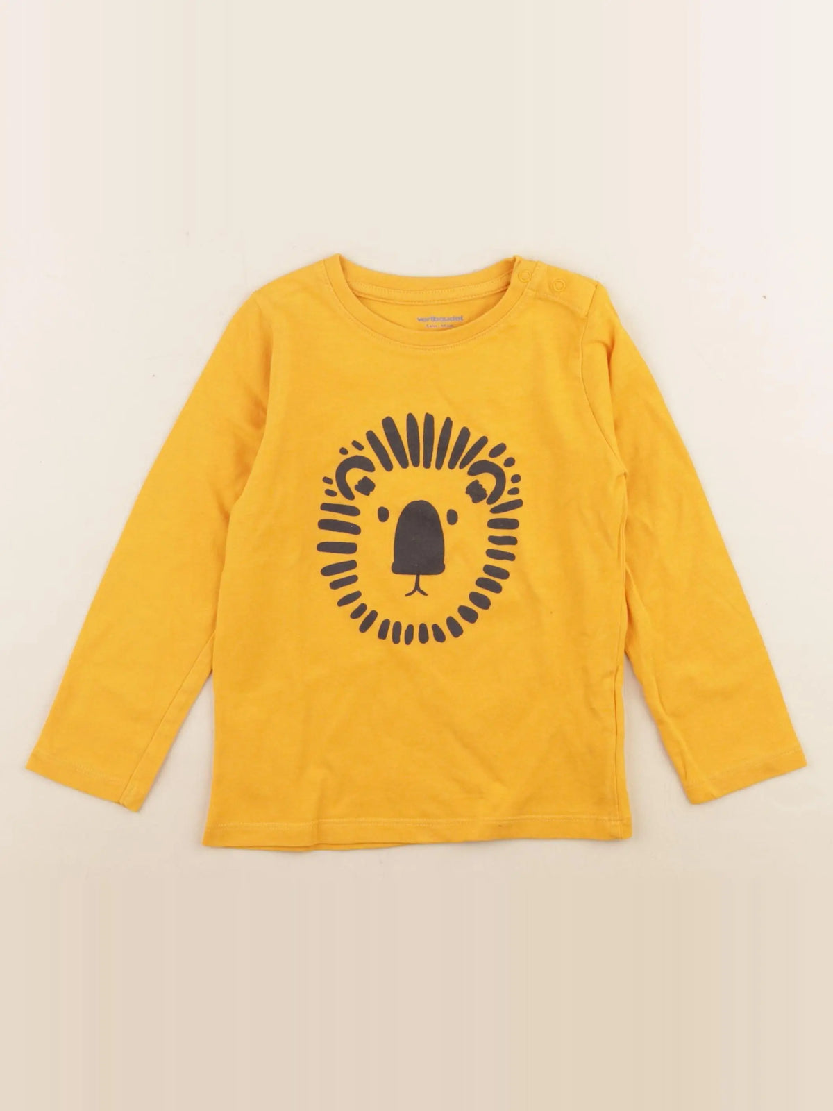 Vertbaudet - tee-shirt jaune - 3 ans