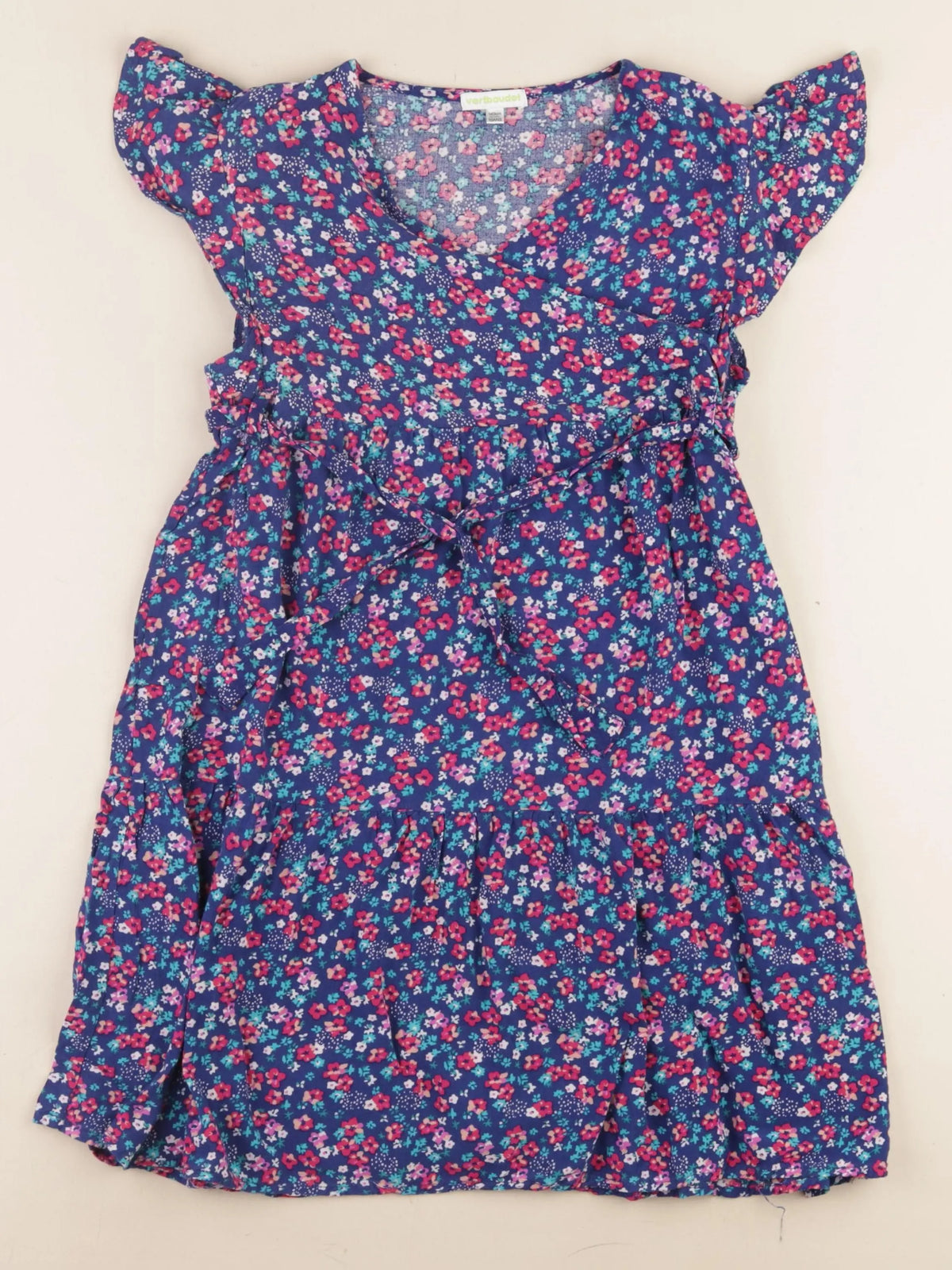 Vertbaudet - robe multicolore - 10 ans