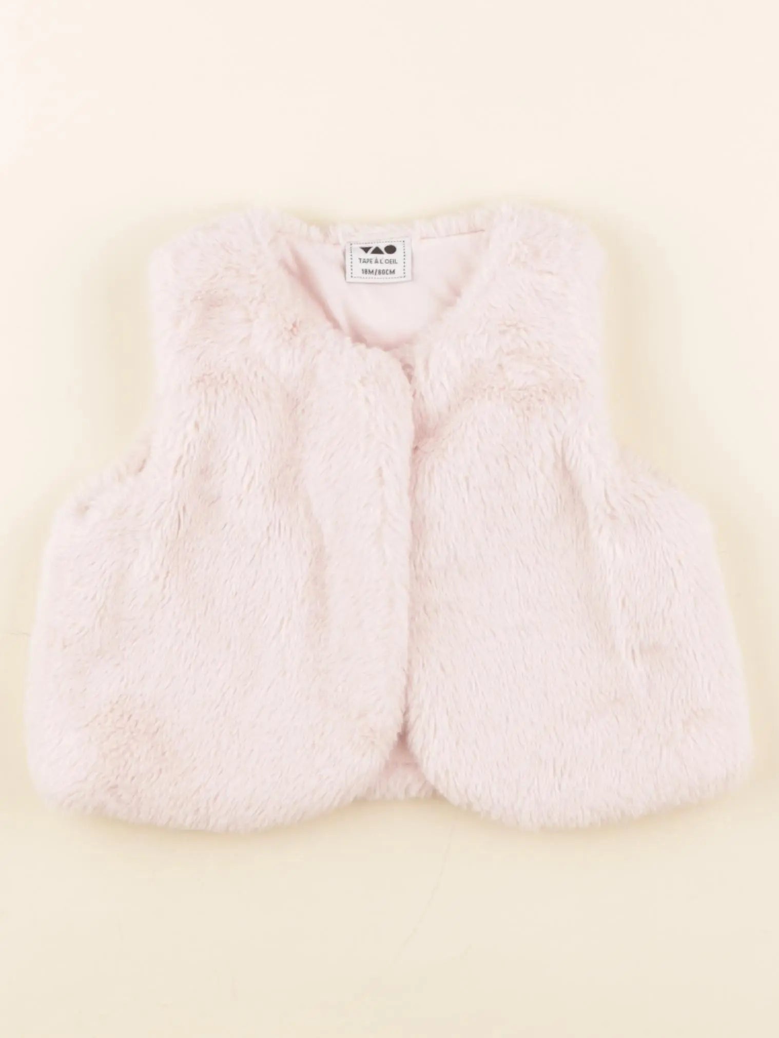 Tape à l'oeil - gilet rose - 18 mois