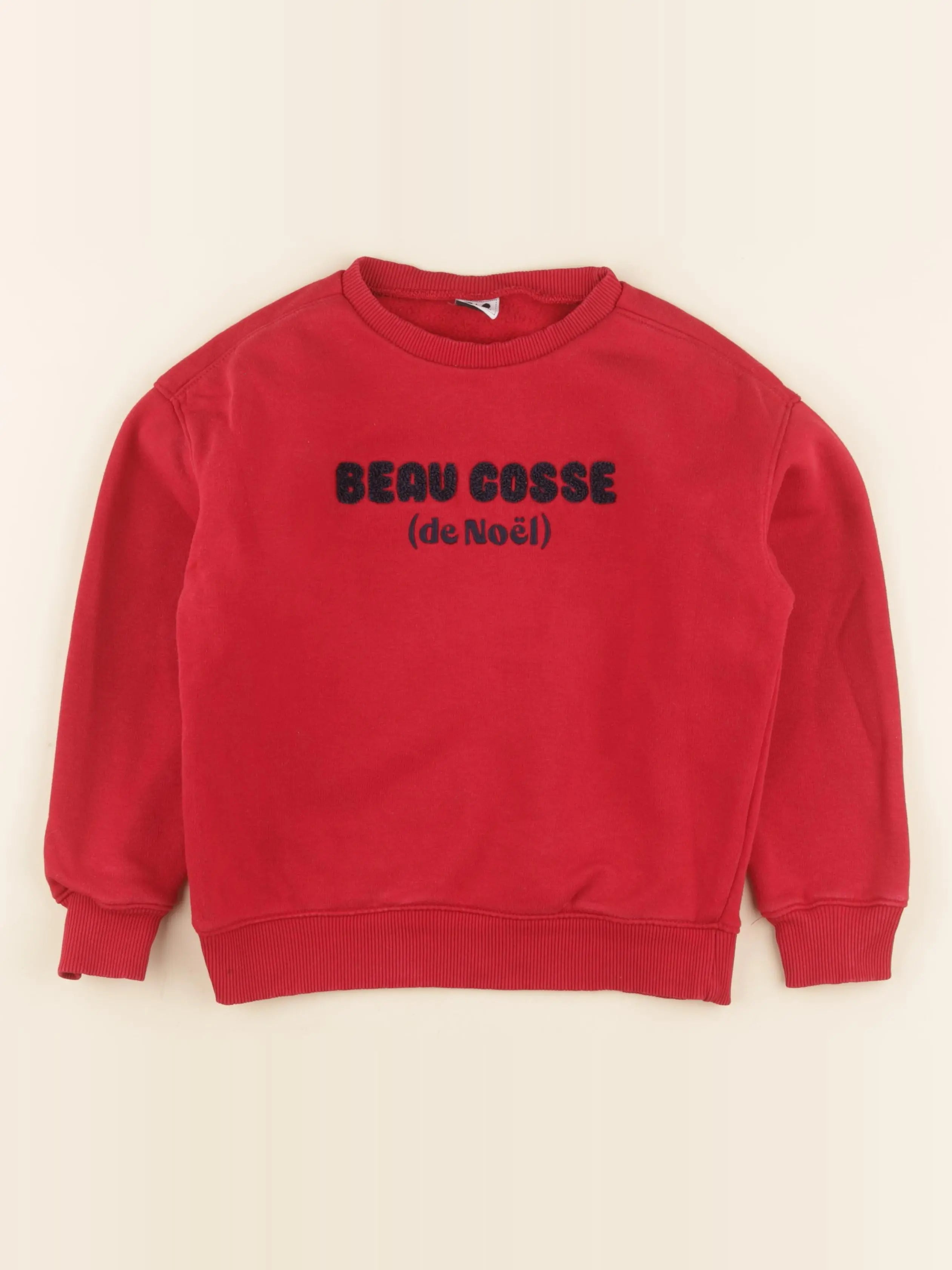 Tape à l'oeil - sweat rouge - 8 ans