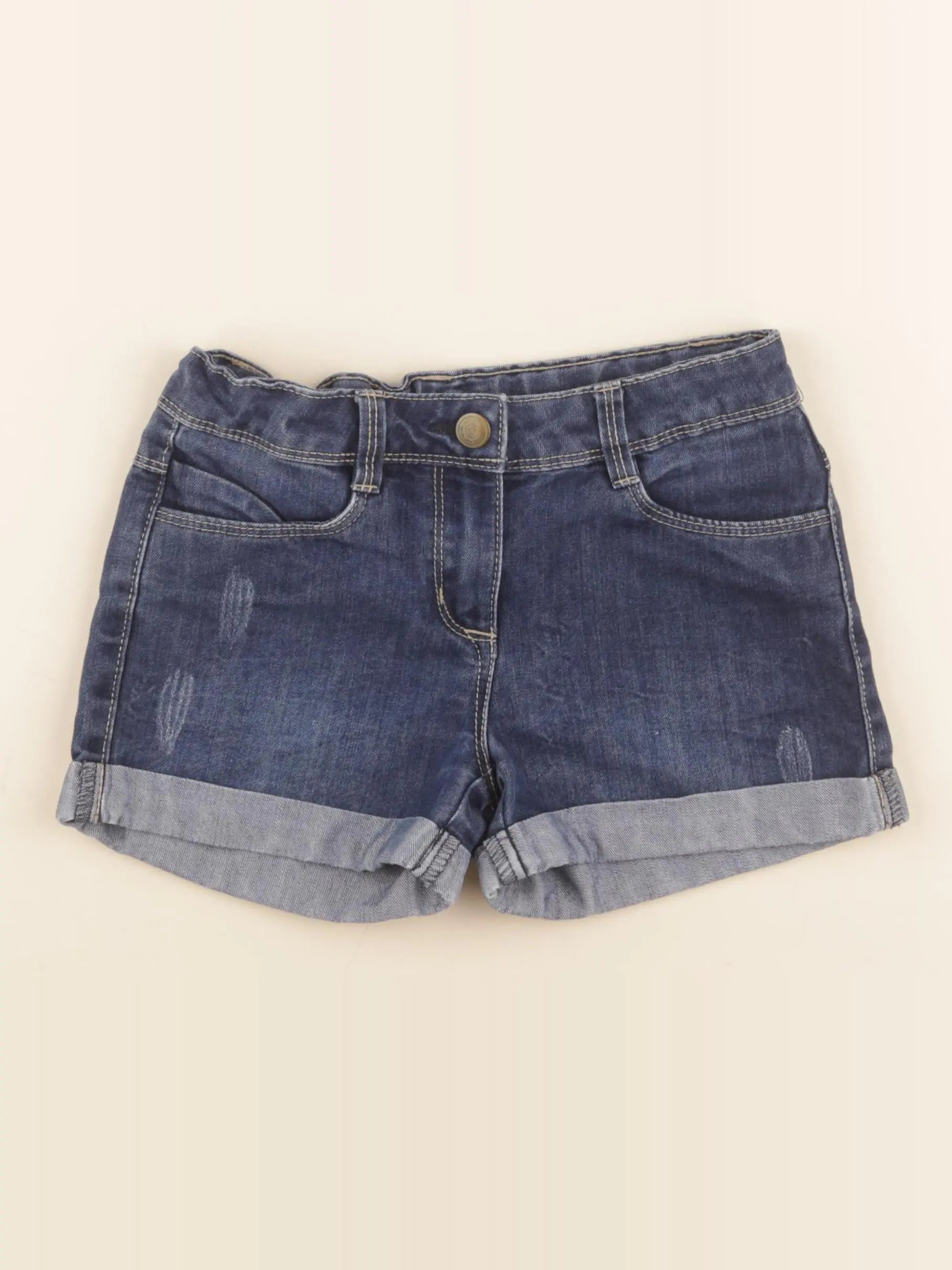 Tape à l'oeil - short bleu - 8 ans