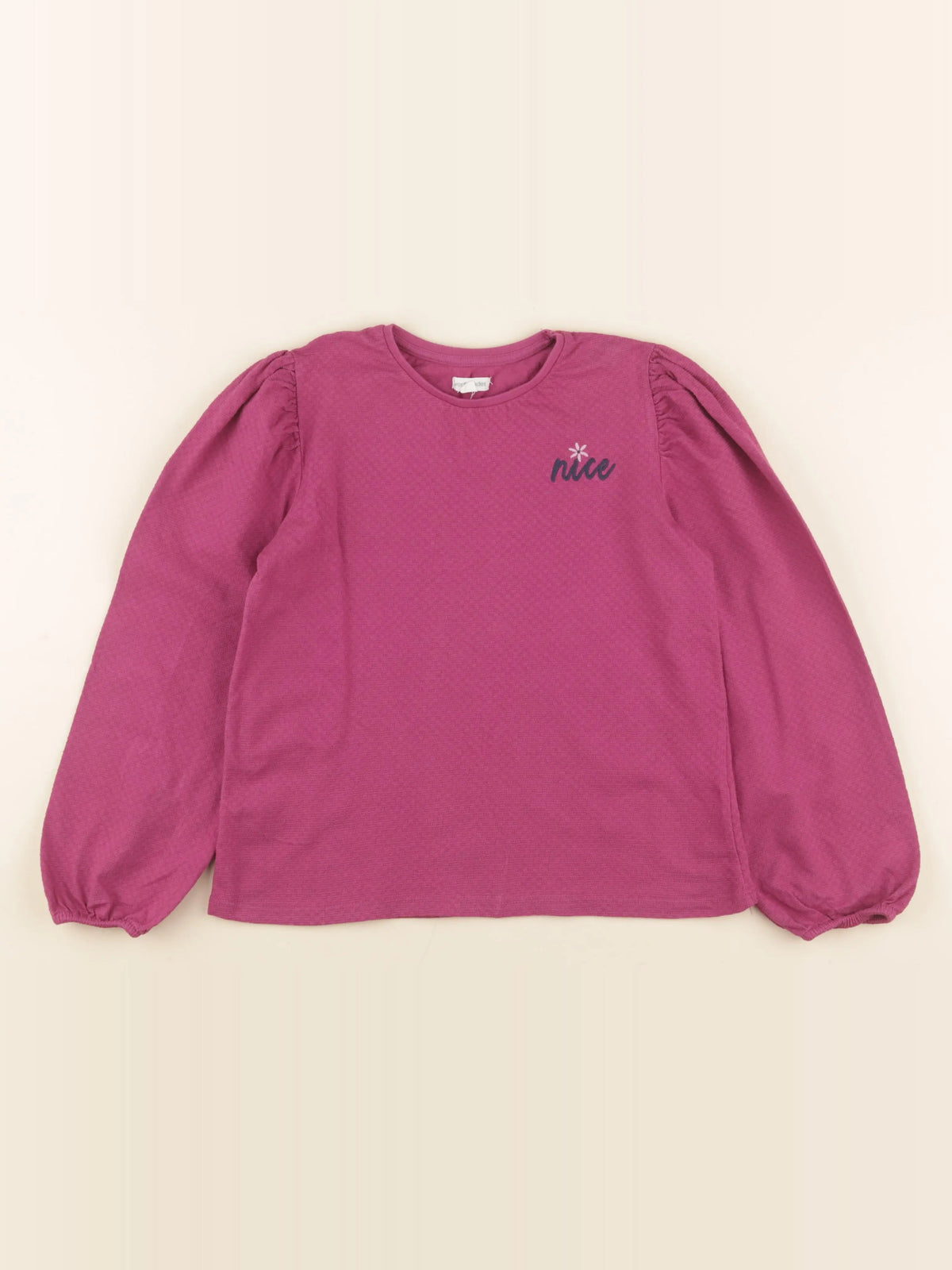 Vertbaudet - tee-shirt rose - 10 ans