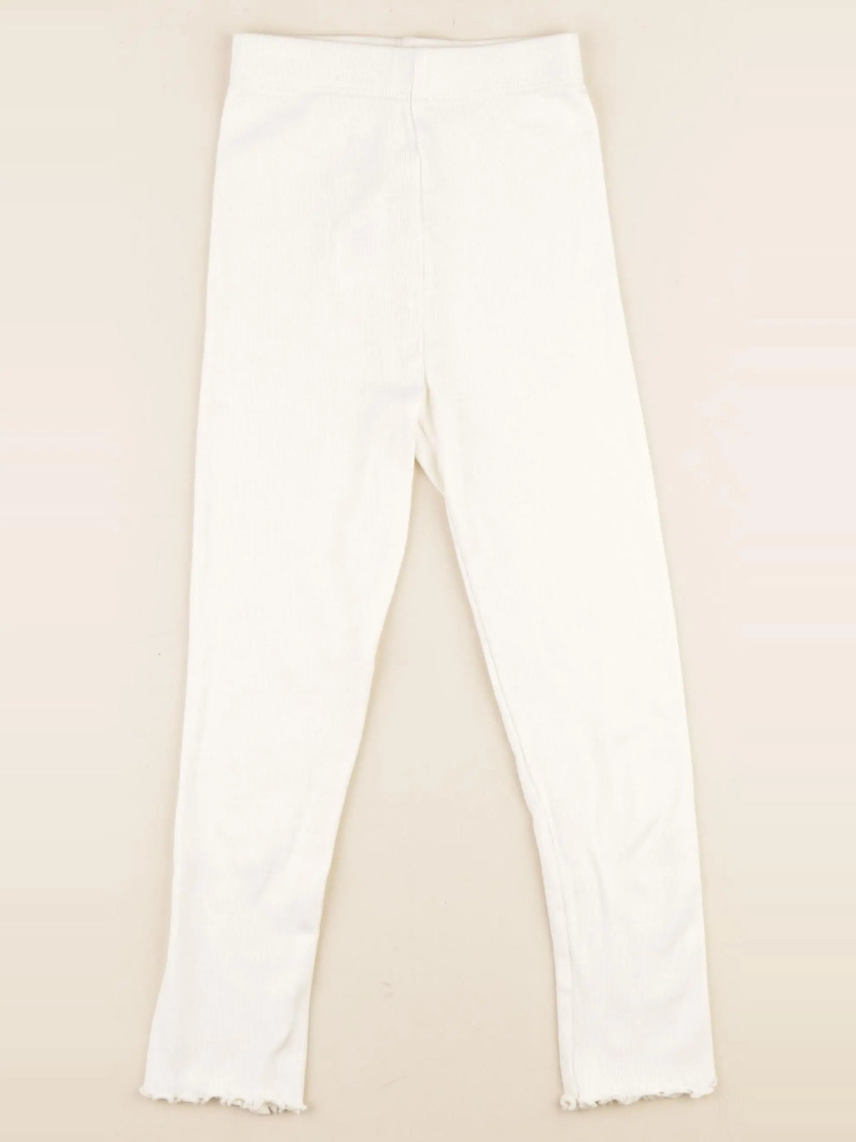 Vertbaudet - legging blanc - 6 ans