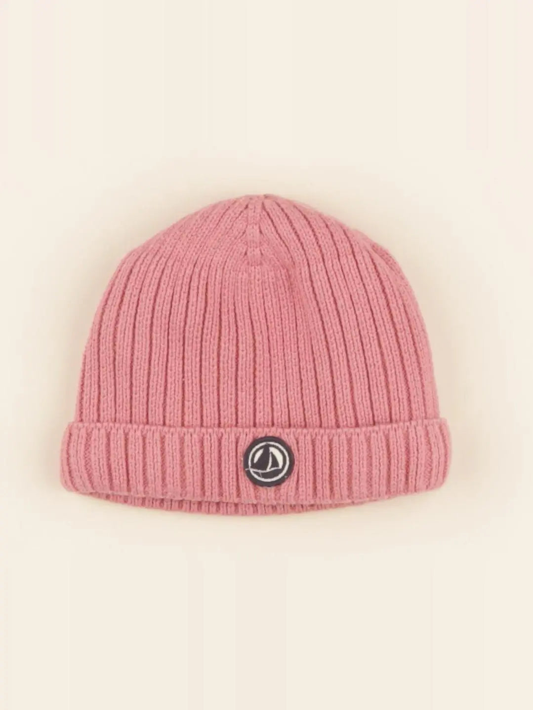 Petit Bateau - bonnet rose - 12/18 mois