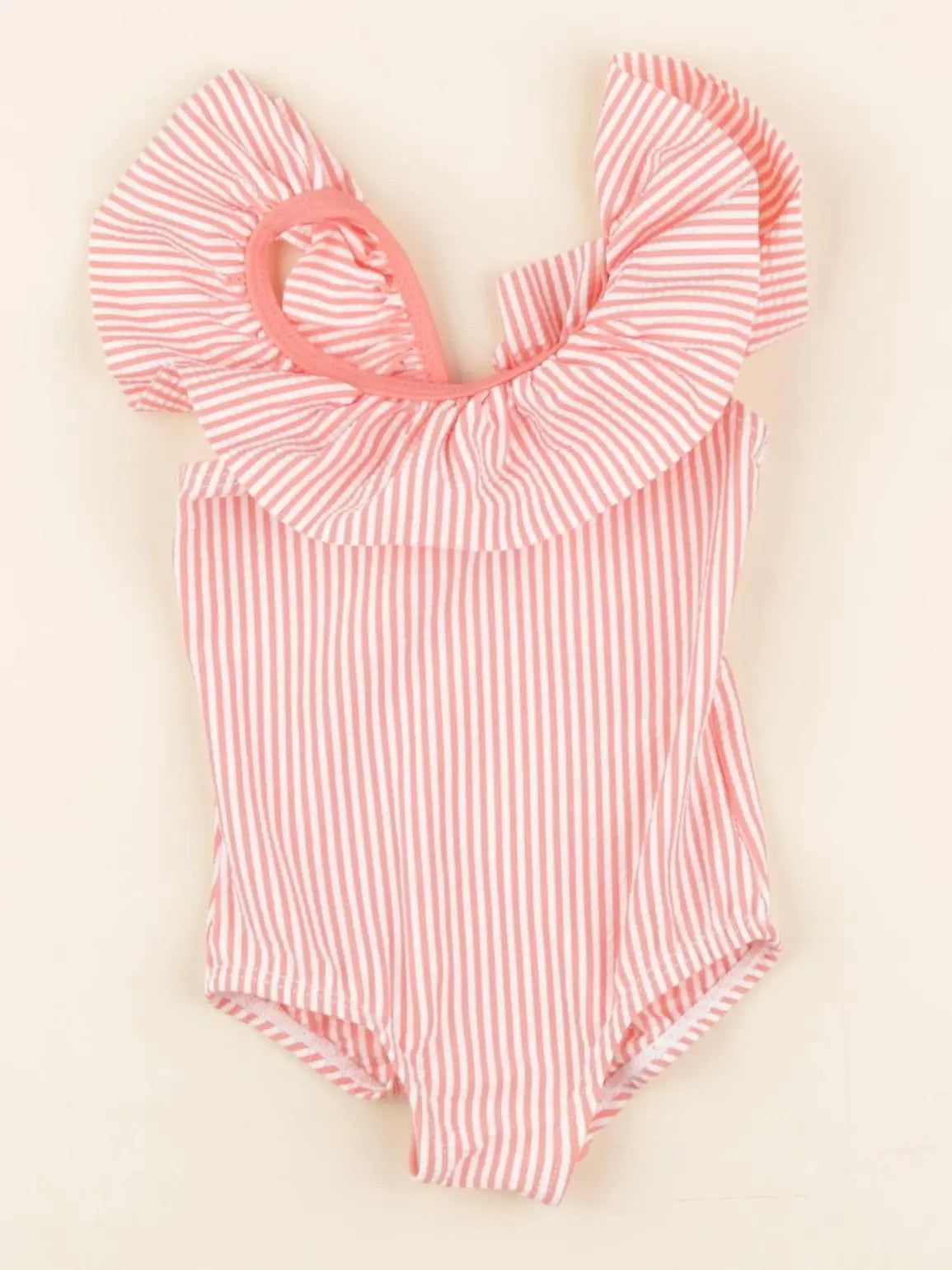 Vertbaudet - maillot de bain rose - 6 mois