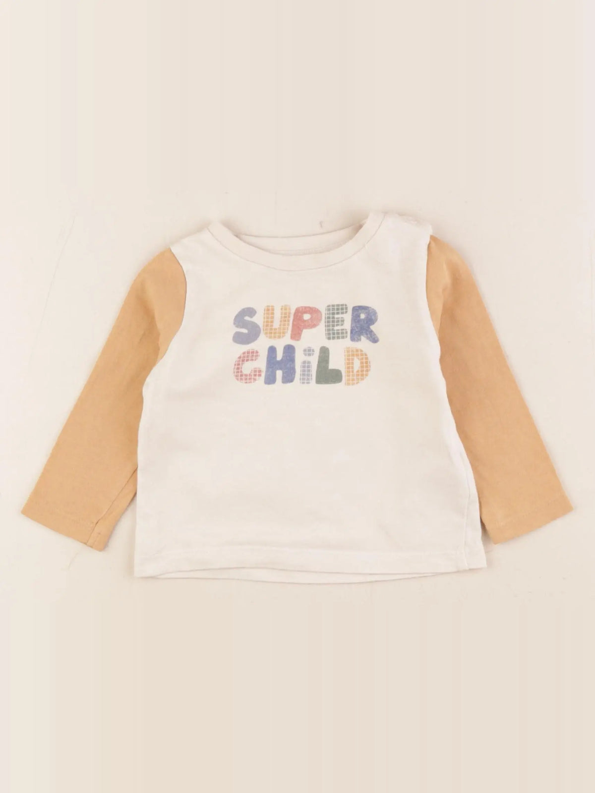 Vertbaudet - tee-shirt multicolore - 6 mois