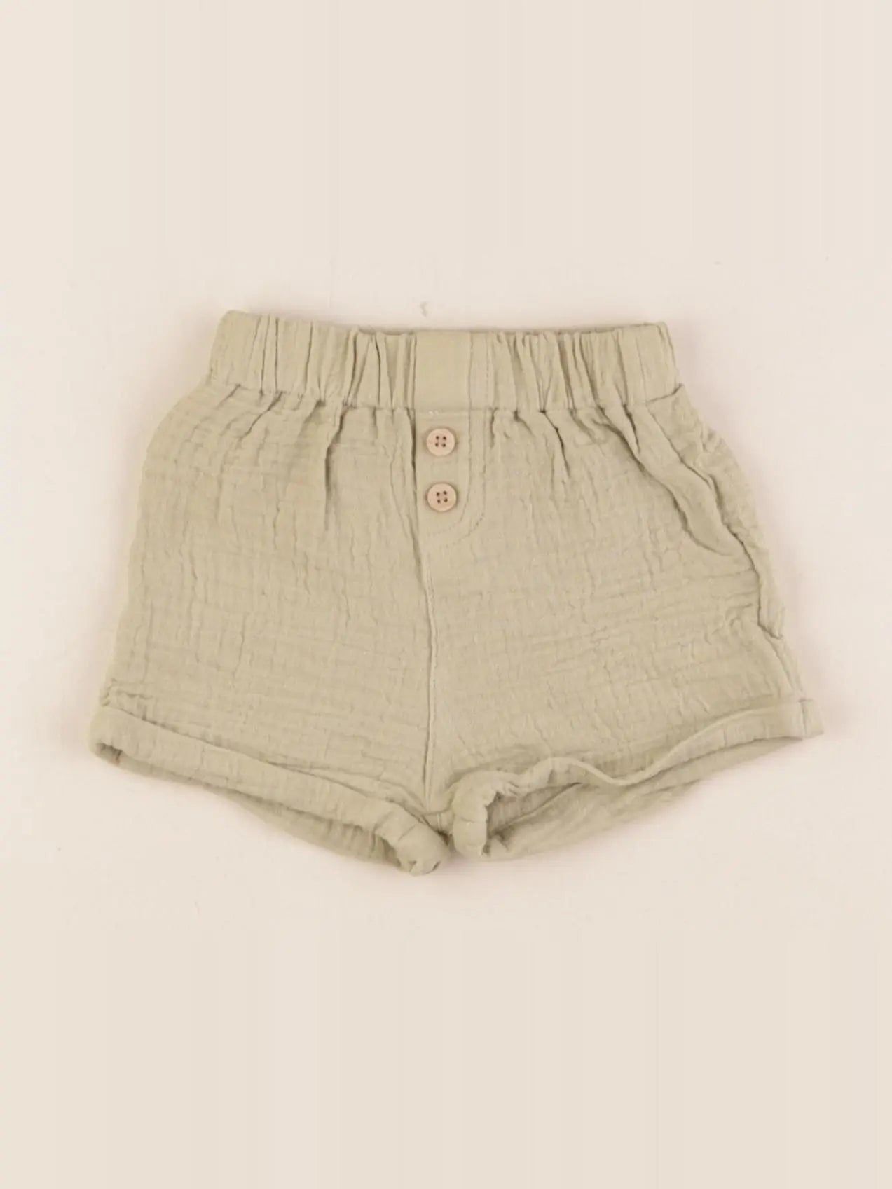 Vertbaudet - short vert - 3 mois