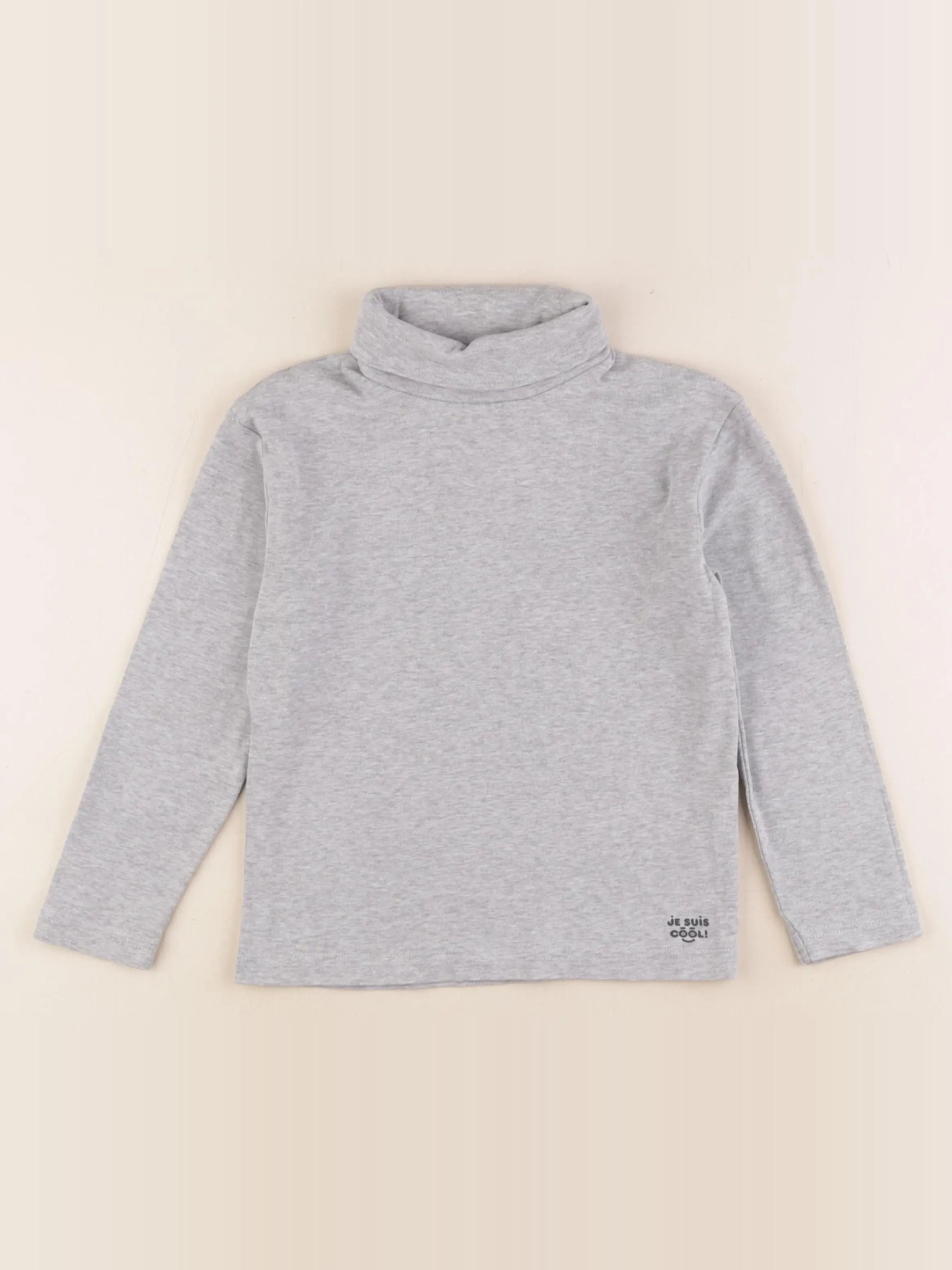 Vertbaudet - sous-pull gris - 6 ans