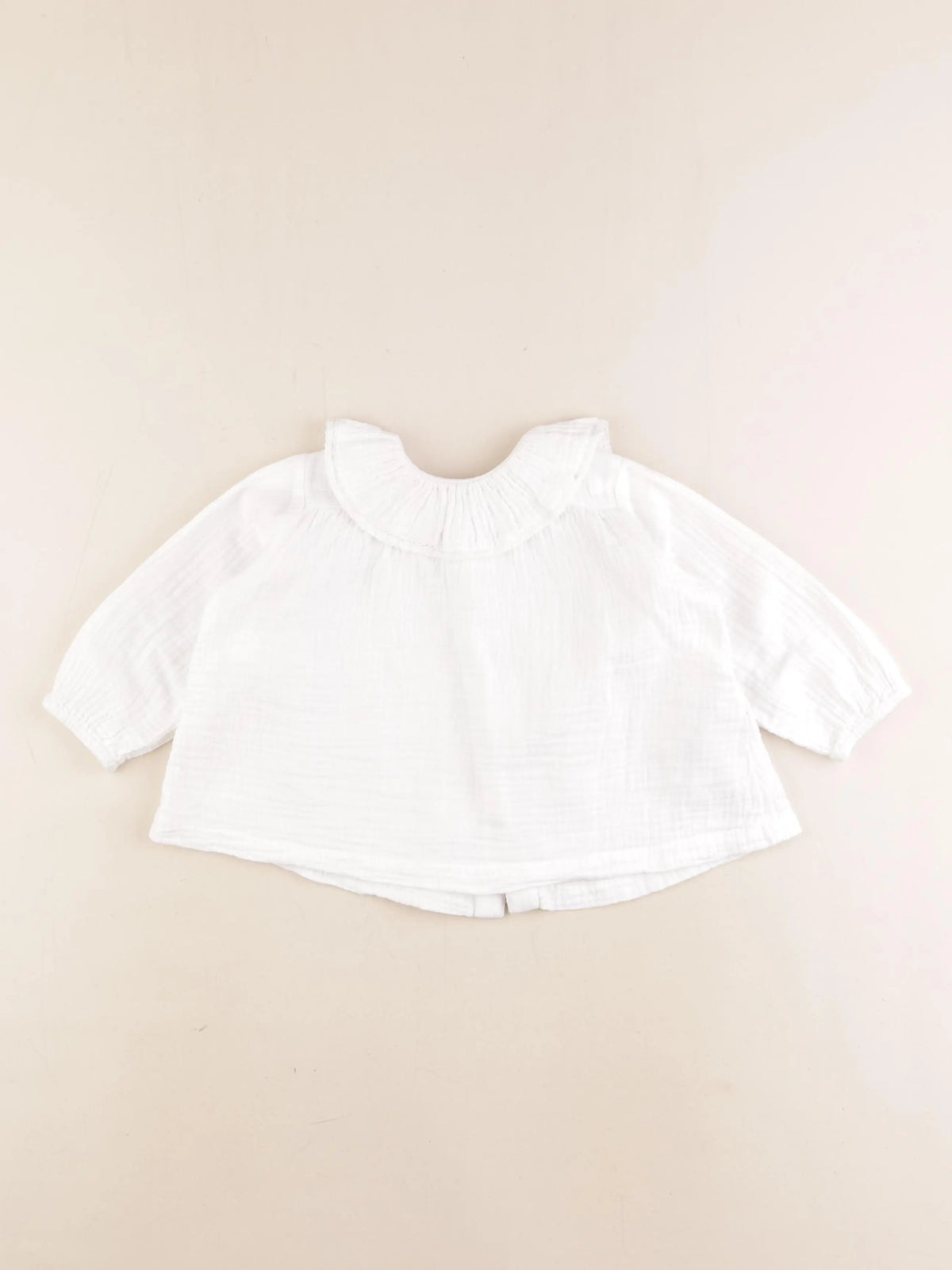 Vertbaudet - blouse blanc - 12 mois