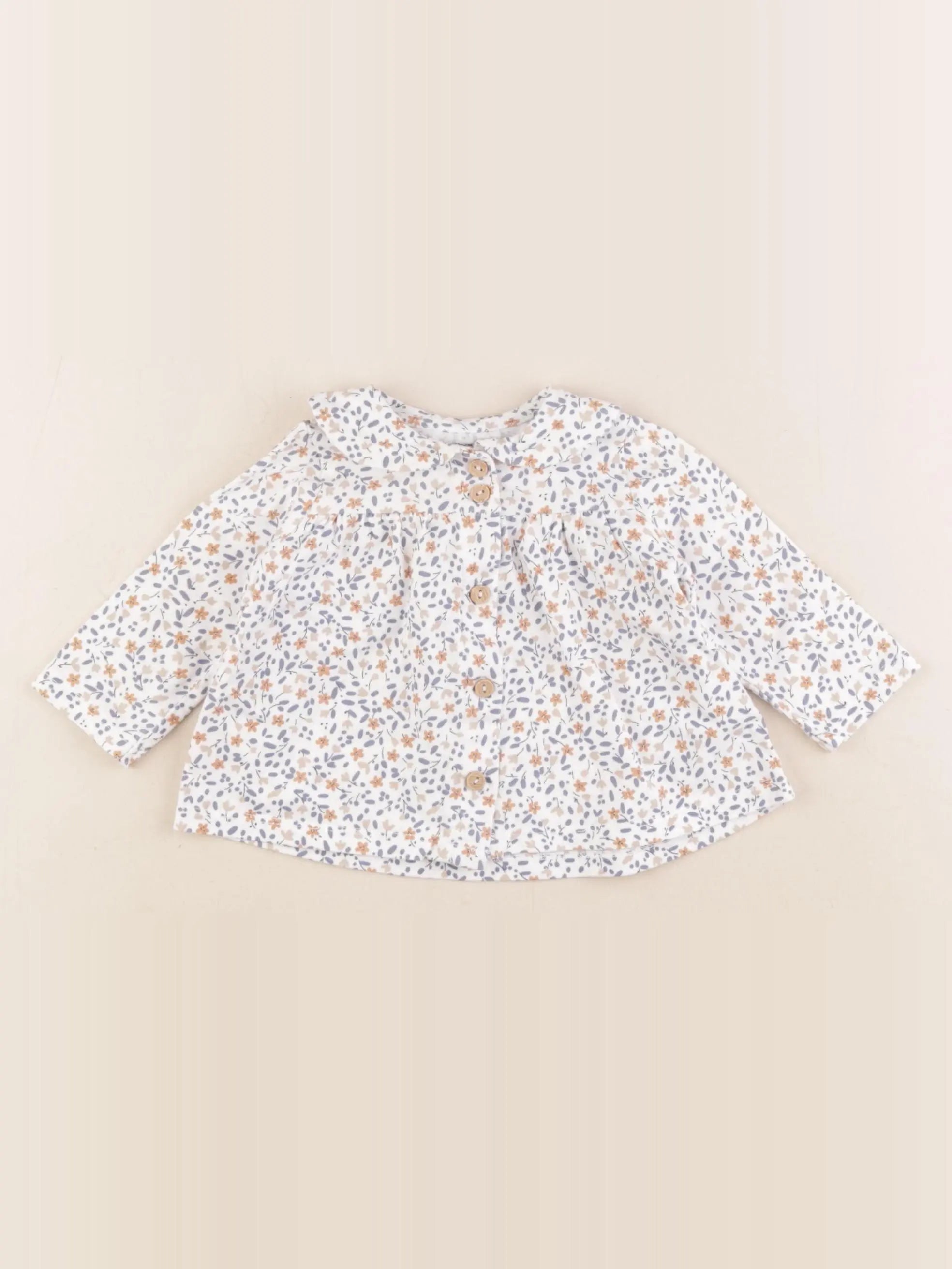 Vertbaudet - tee-shirt multicolore - 3 mois