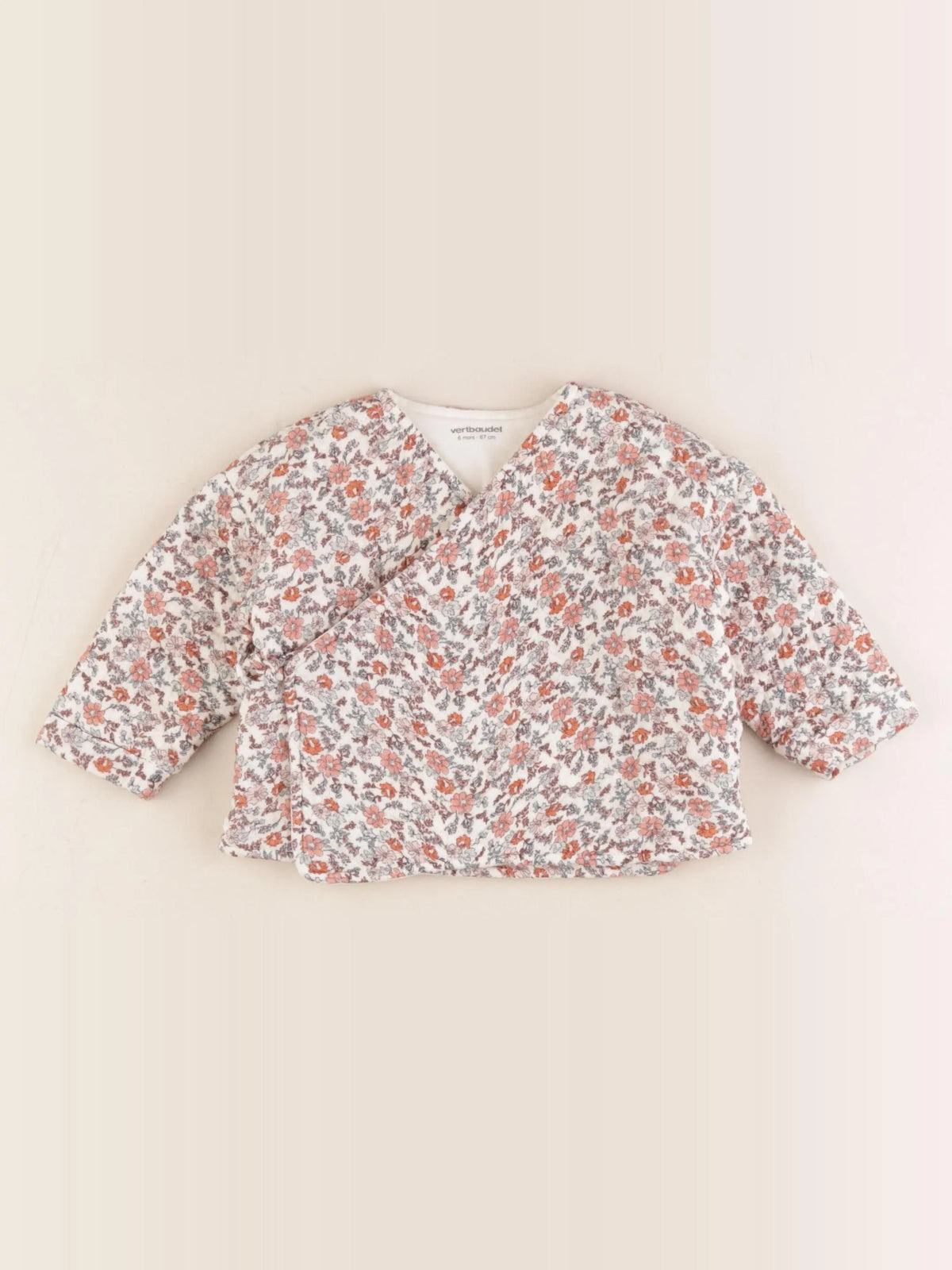 Vertbaudet - veste multicolore - 6 mois