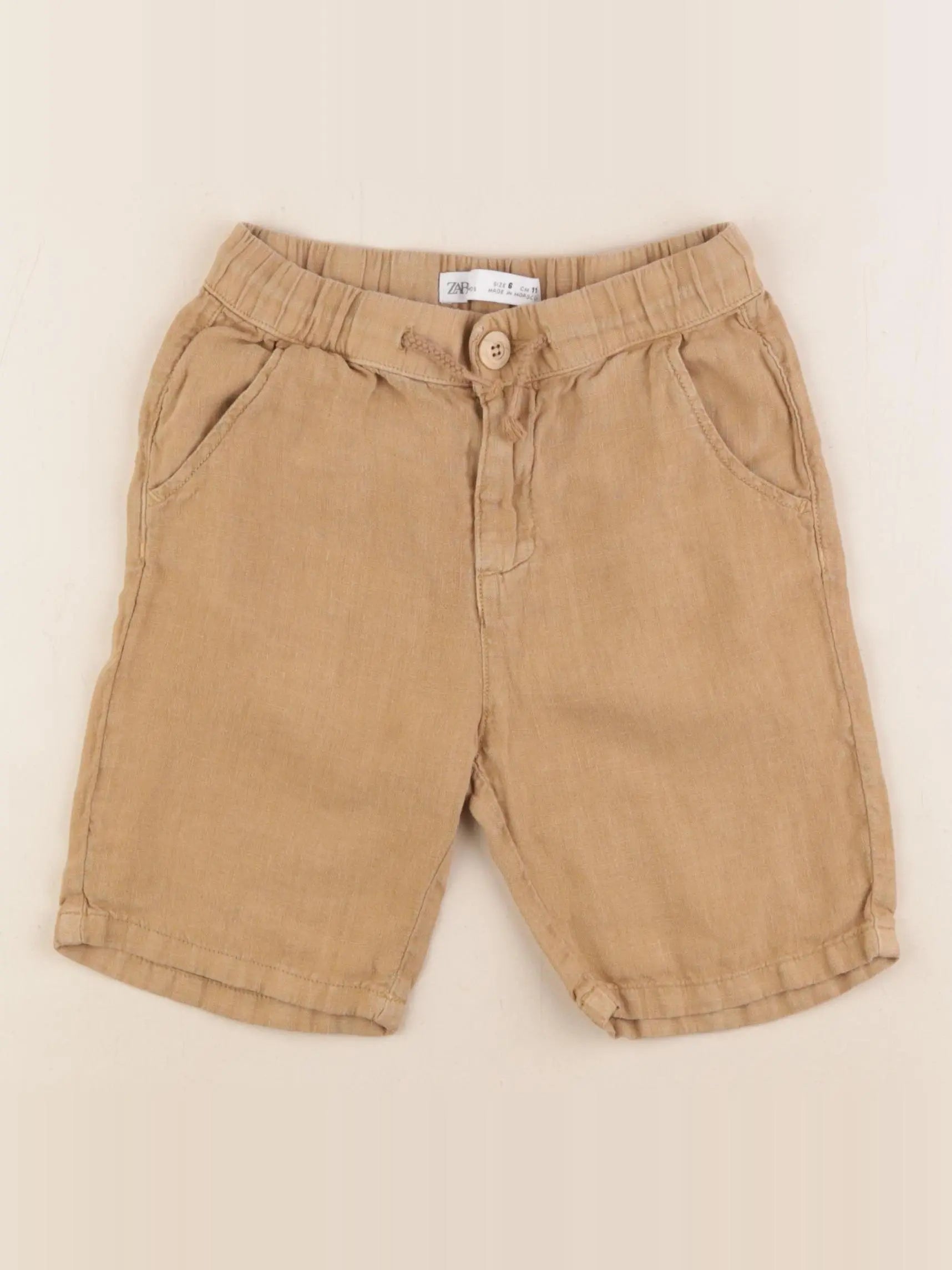 Zara - short marron - 6 ans