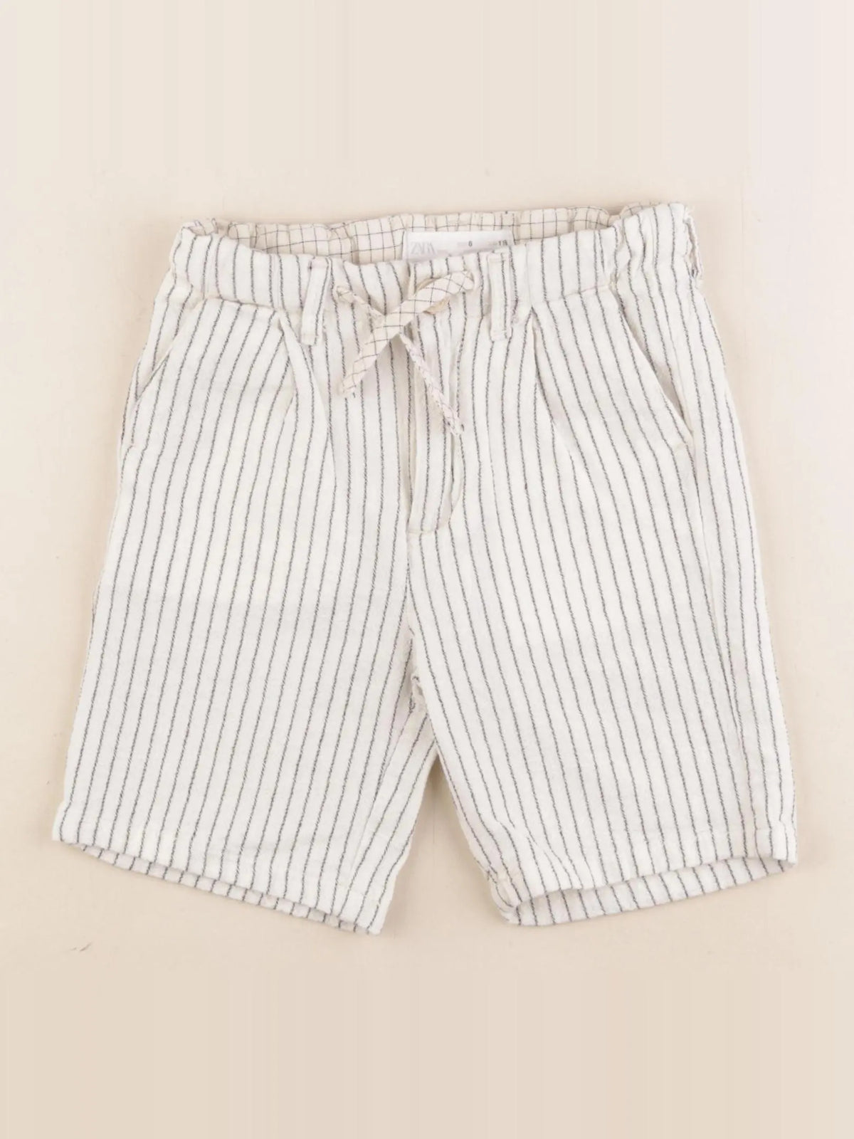 Zara - short beige, gris - 6 ans