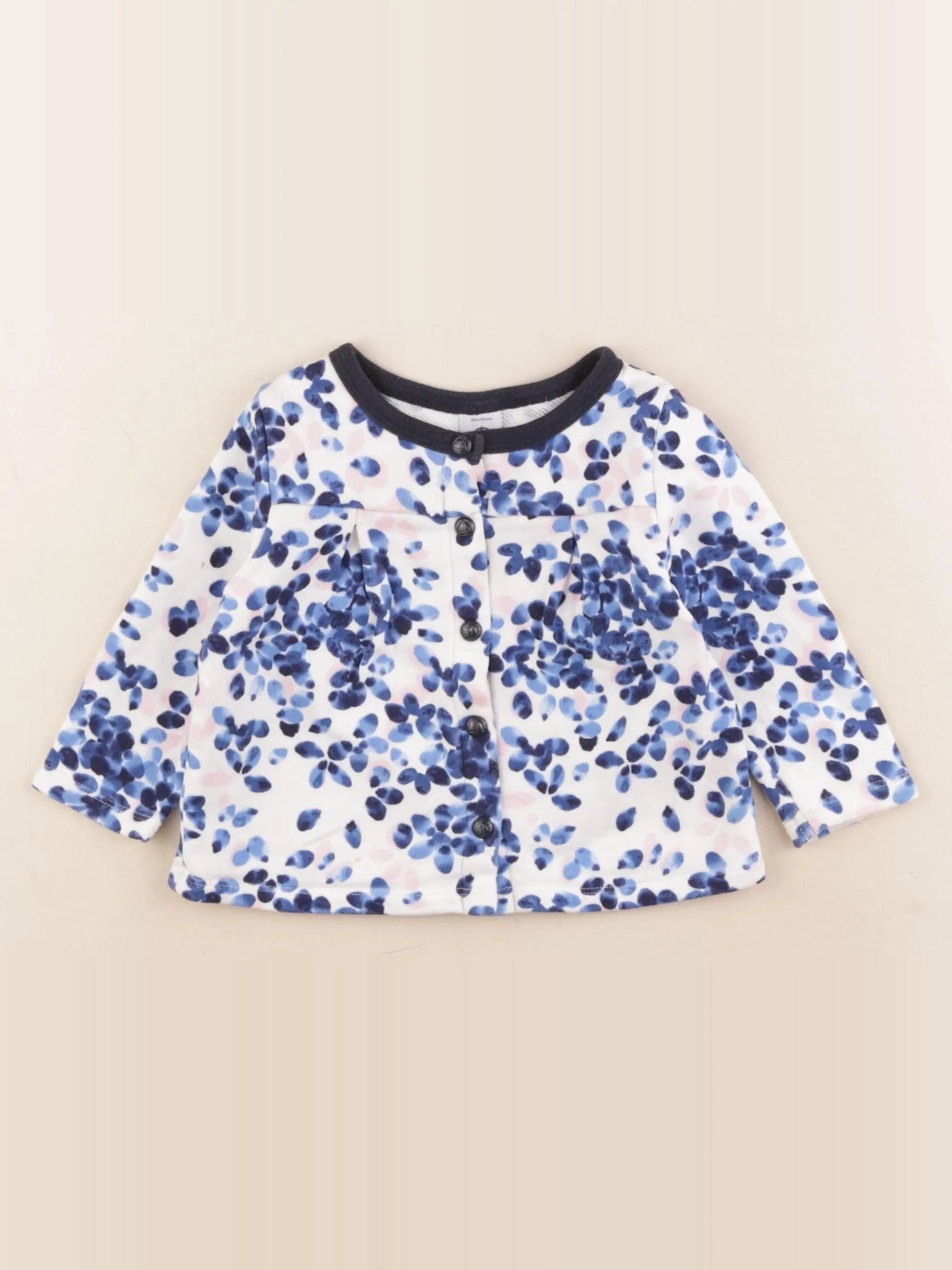 Petit Bateau - sweat multicolore - 18 mois