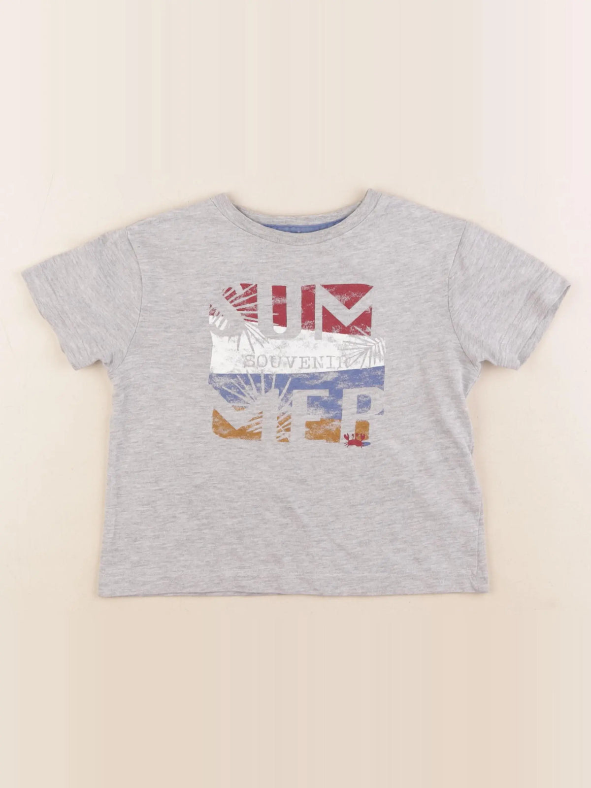 Cyrillus - tee-shirt gris - 3 ans