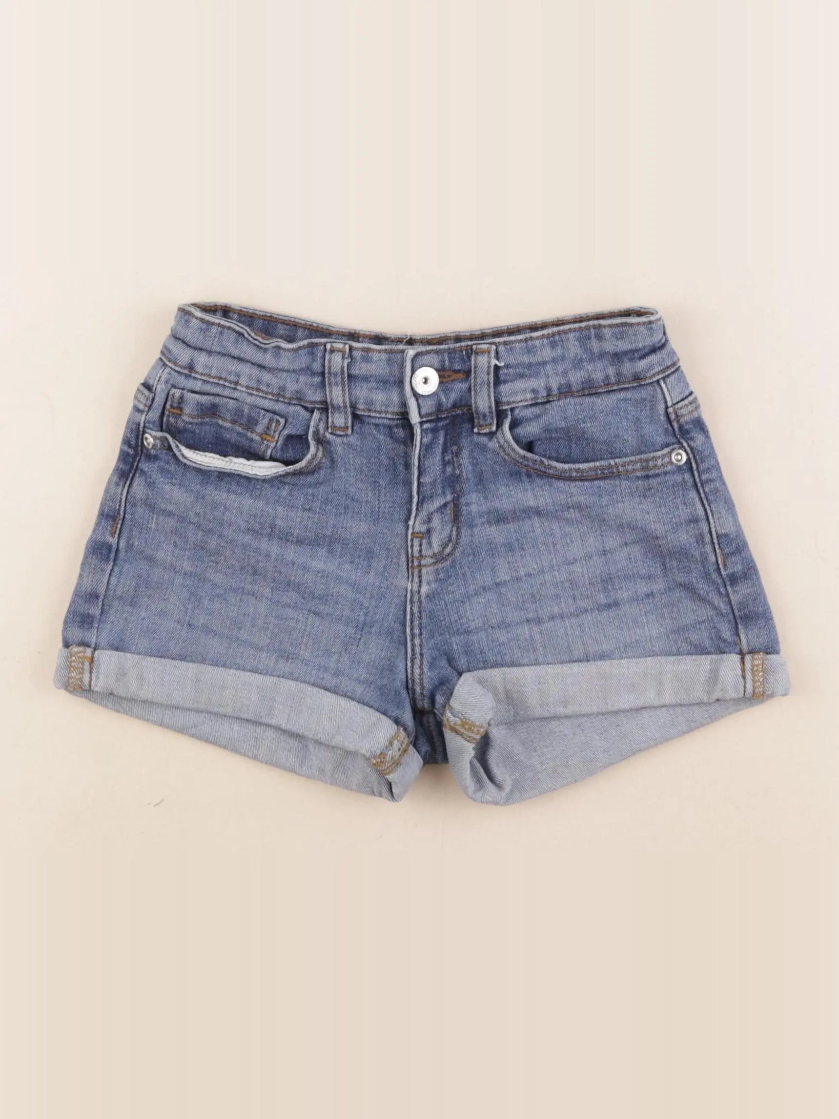 Vertbaudet - short bleu - 8 ans