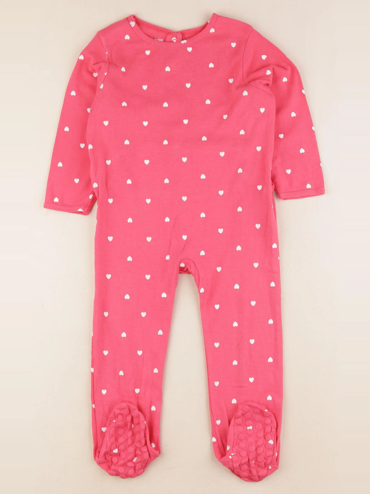 Vertbaudet - pyjama coton rose - 2 ans
