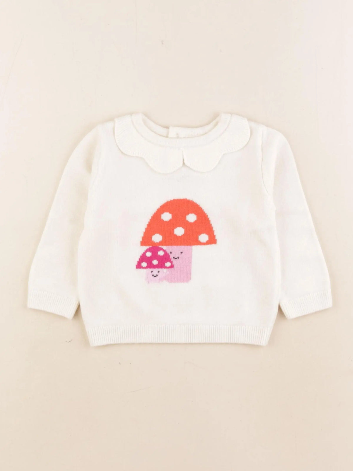 Jacadi - pull beige - 12 mois
