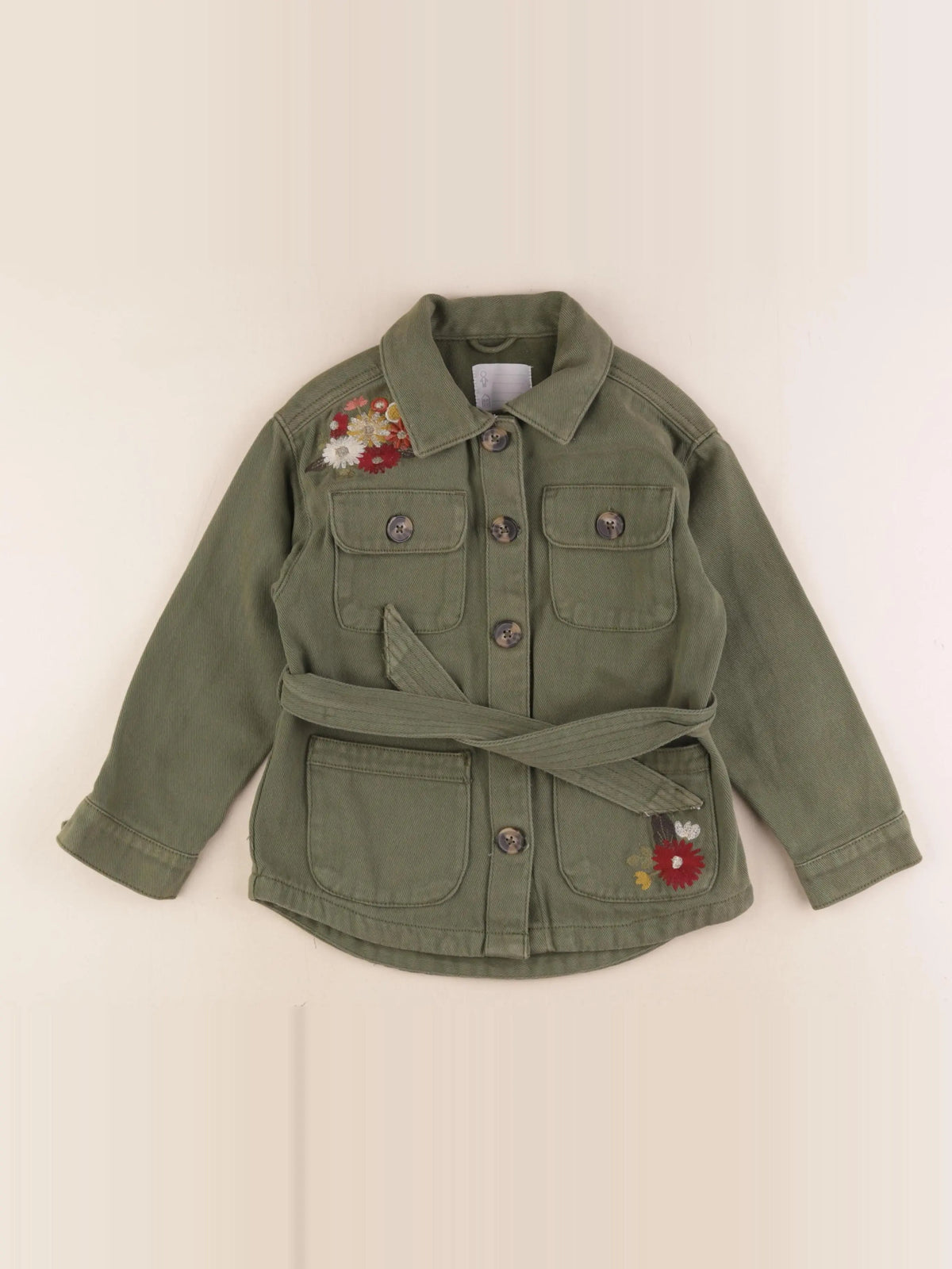 Vertbaudet - veste vert - 6 ans