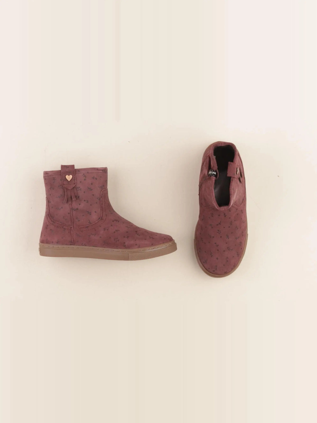 Vertbaudet - boots rouge - pointure 30