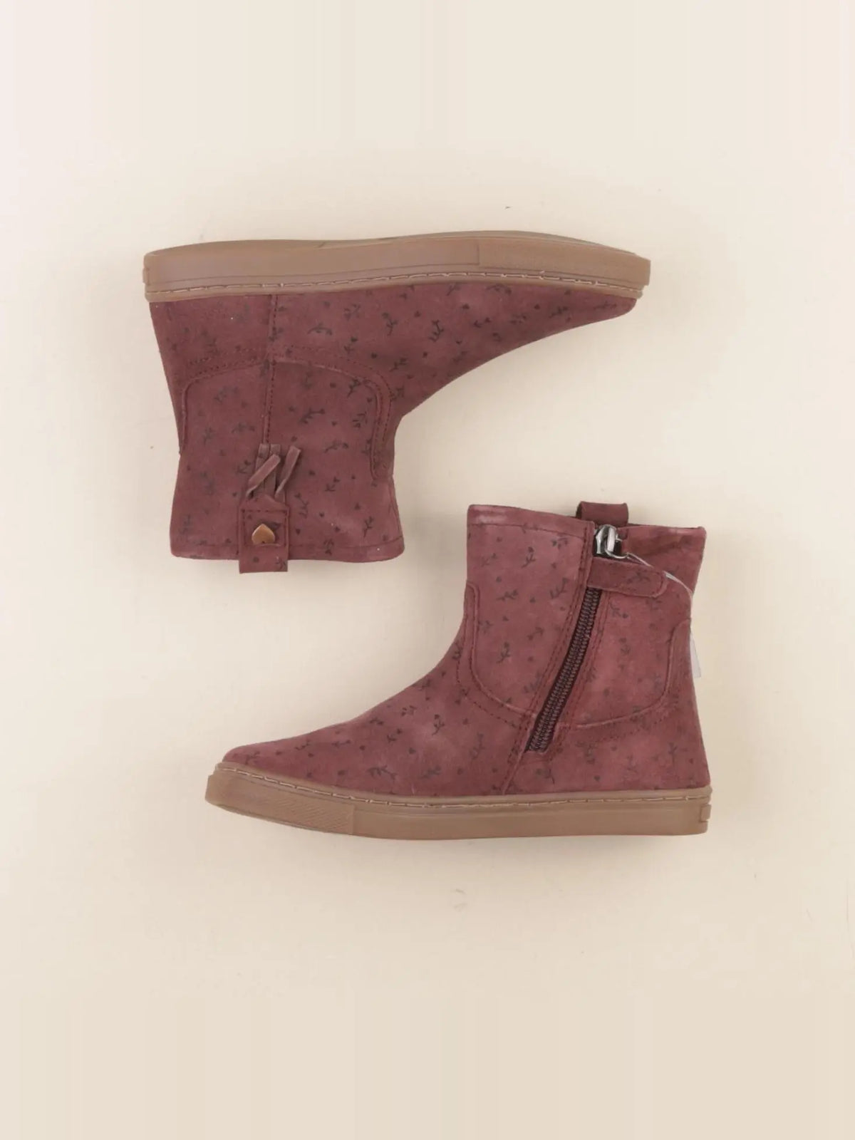 Vertbaudet - boots rouge - pointure 30
