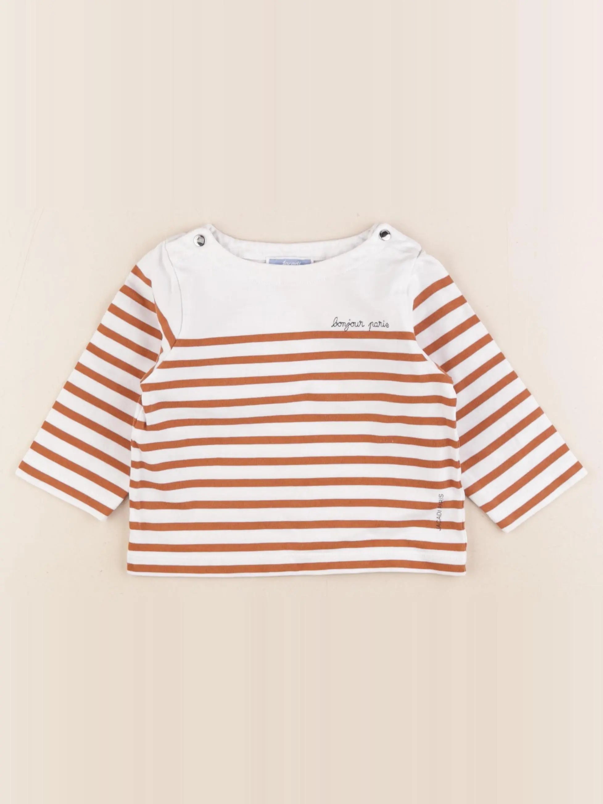 Jacadi - tee-shirt marron - 18 mois