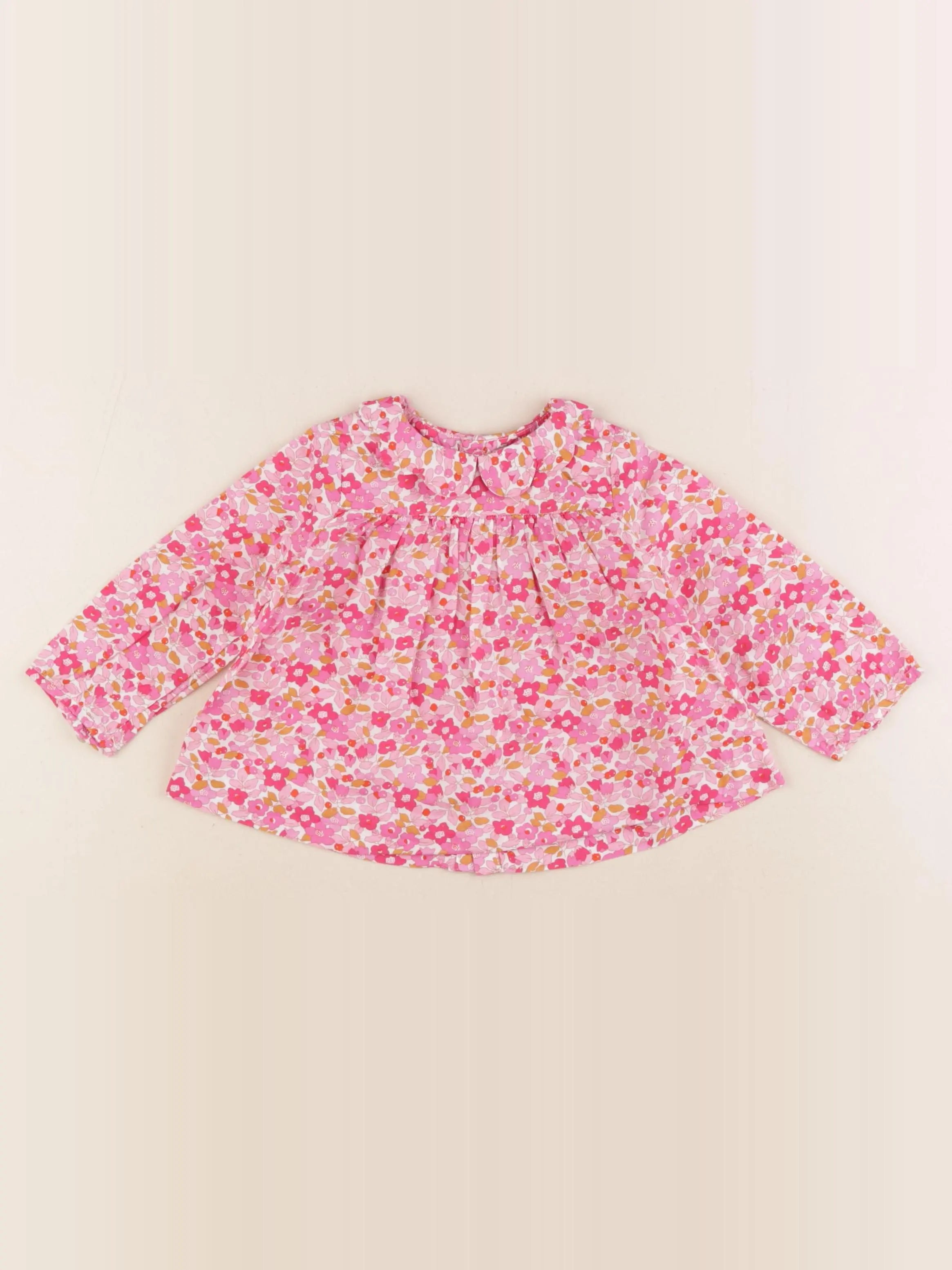 Jacadi - blouse liberty multicolore - 12 mois