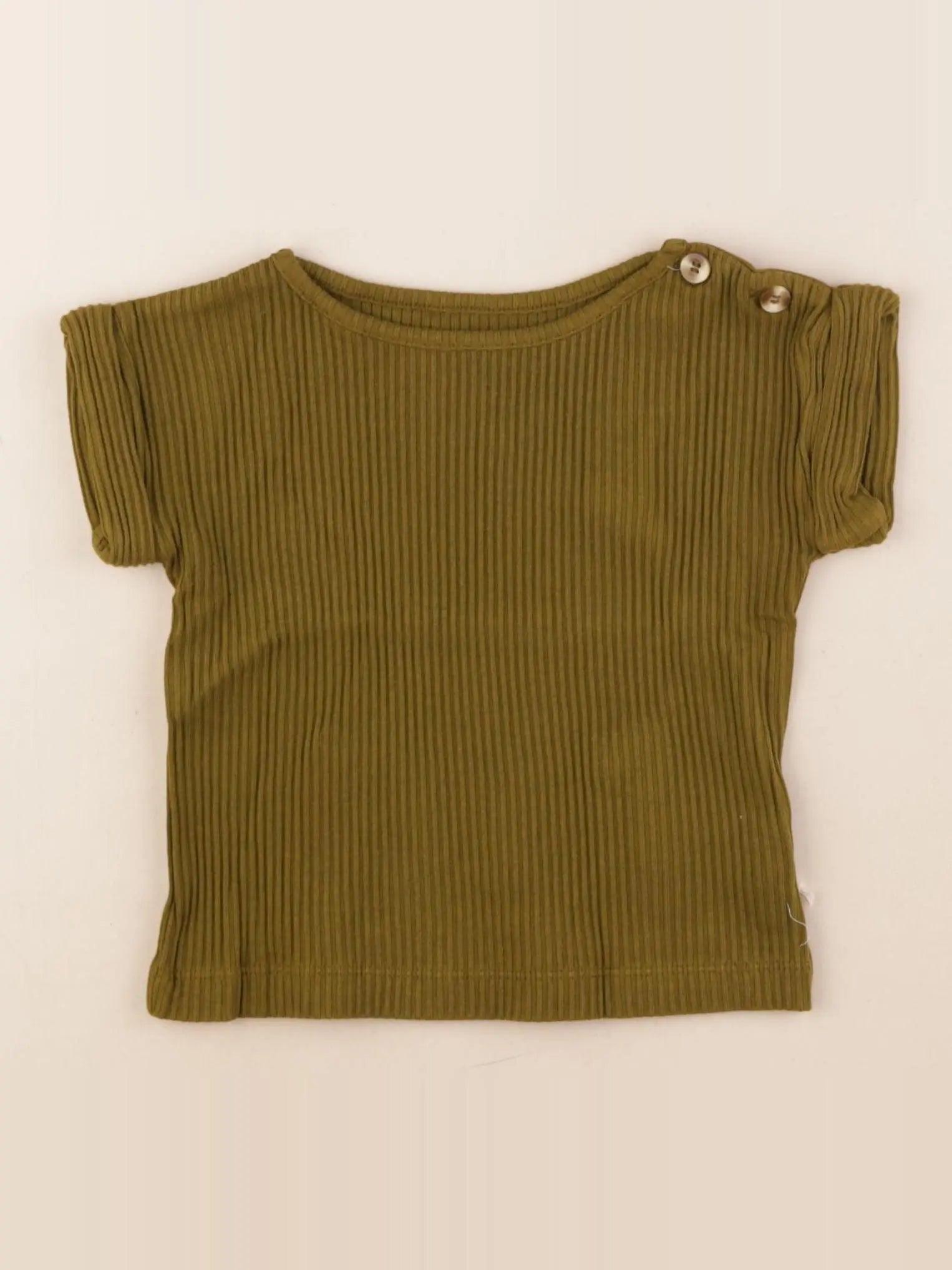 Poudre Organic - tee-shirt vert - 12 mois
