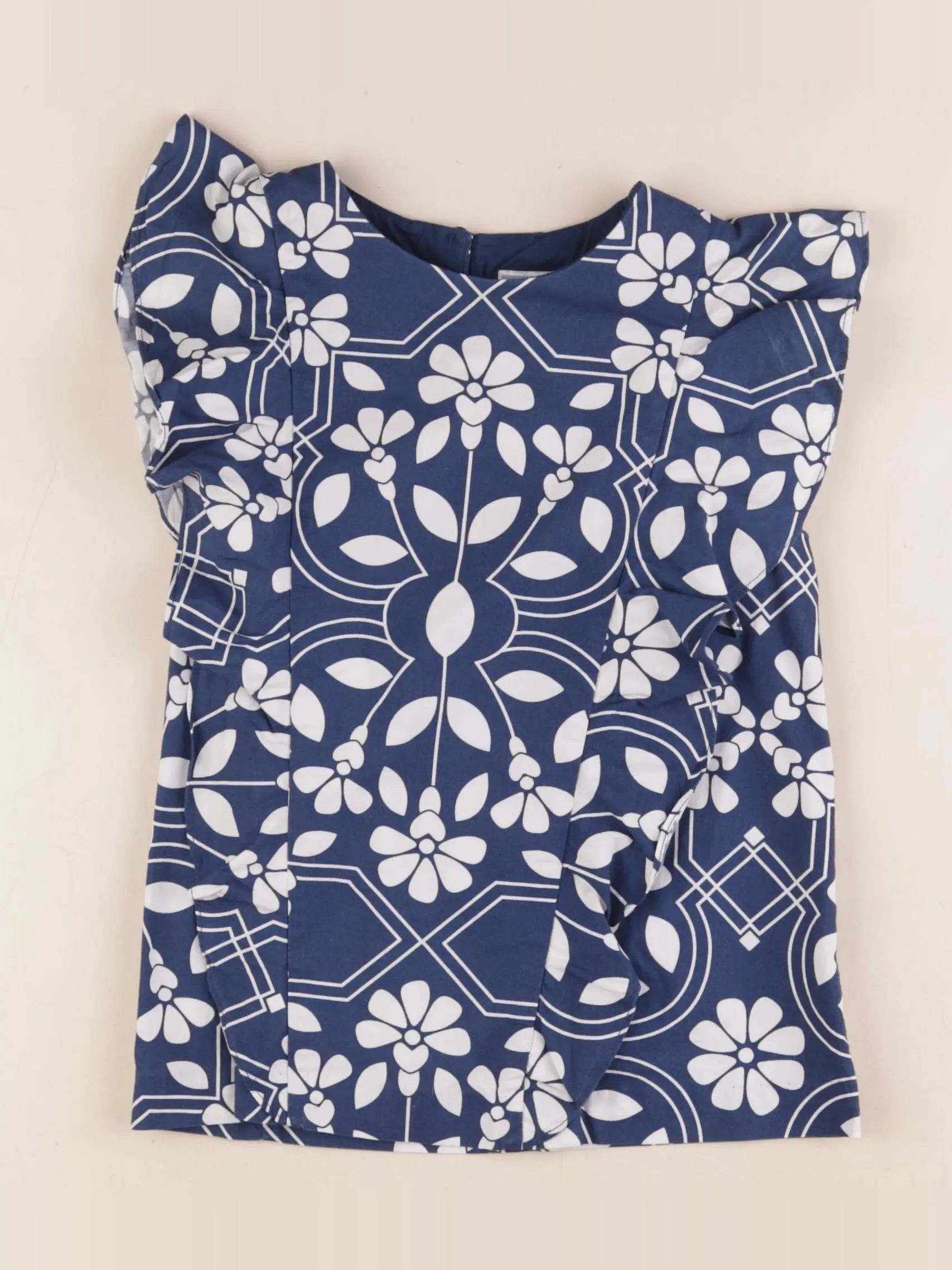 Jacadi - blouse bleu - 8 ans