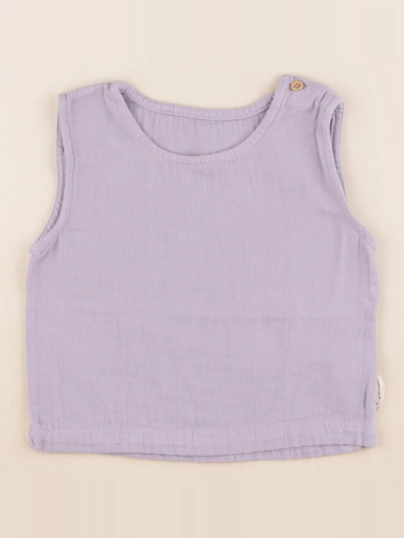 Poudre Organic - blouse violet - 6 mois
