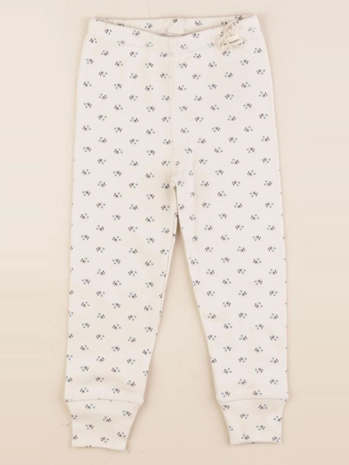 Poudre Organic - legging blanc - 12 mois