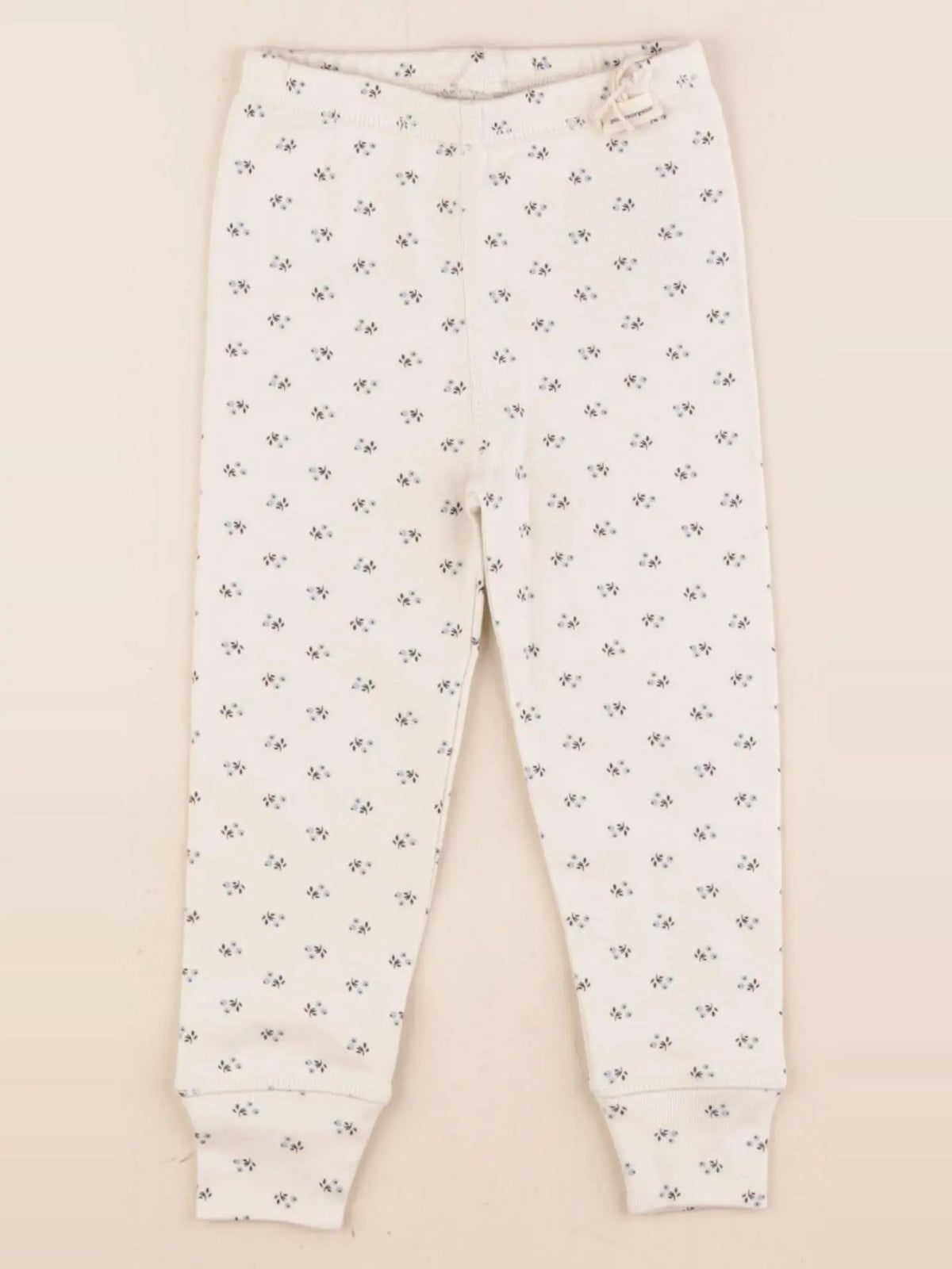 Poudre Organic - legging blanc - 3 mois