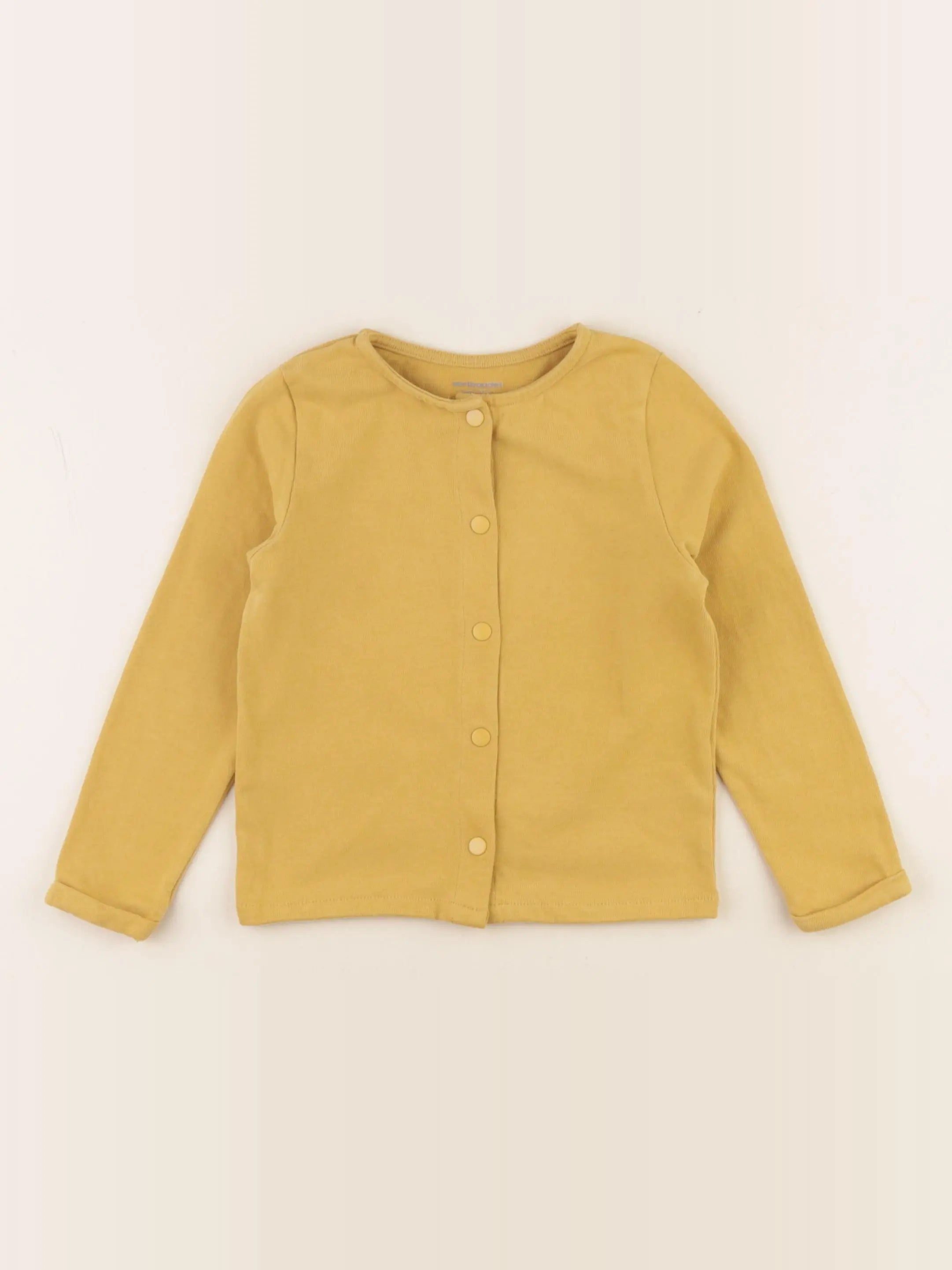 Vertbaudet - sweat jaune - 3 ans