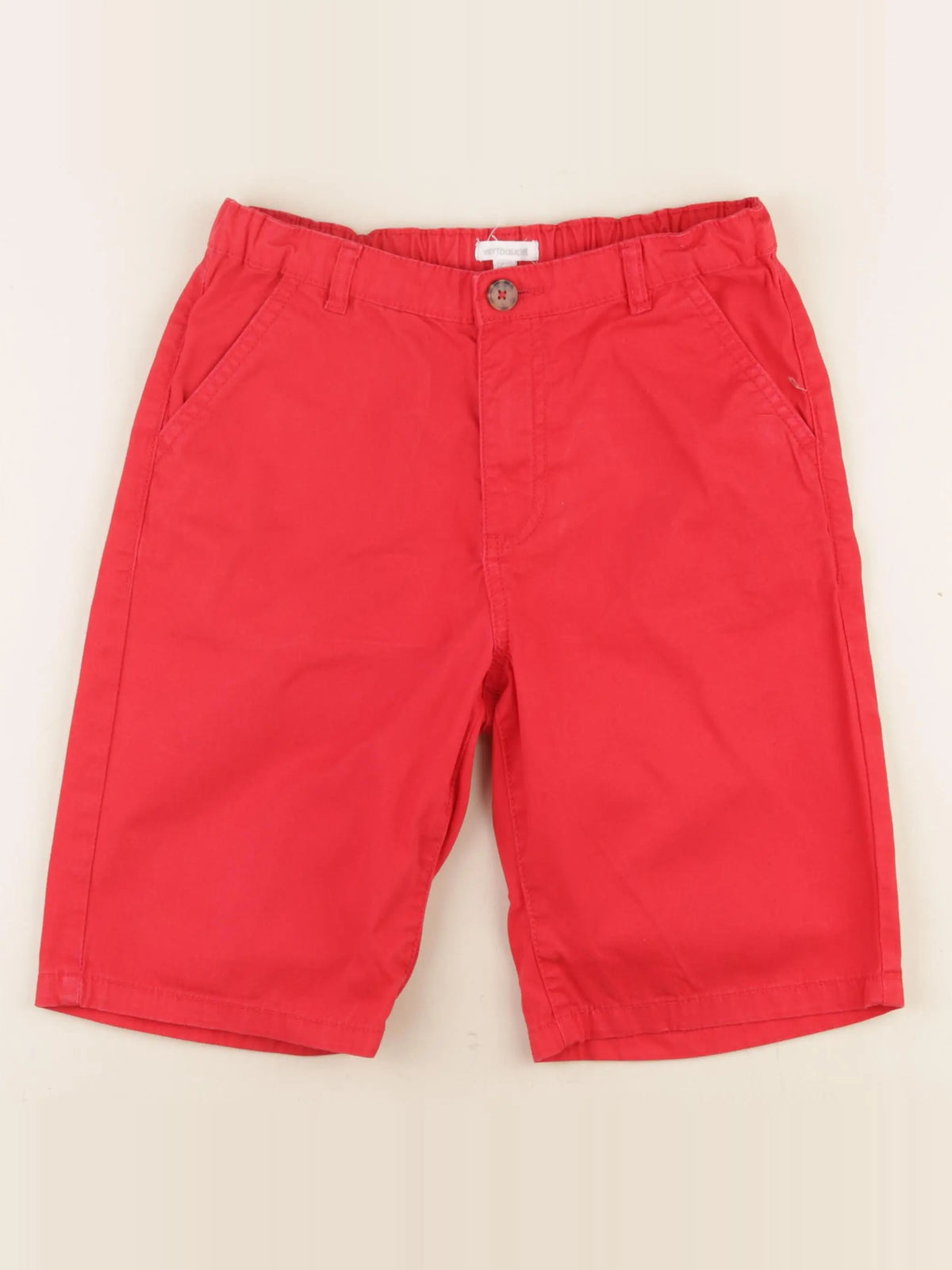 Vertbaudet - short rouge - 12 ans