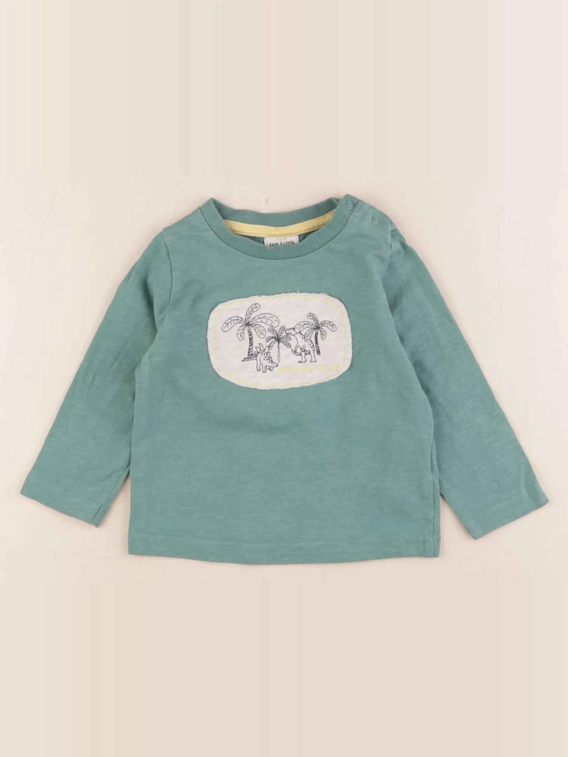 Tape à l'oeil - tee-shirt vert - 18 mois