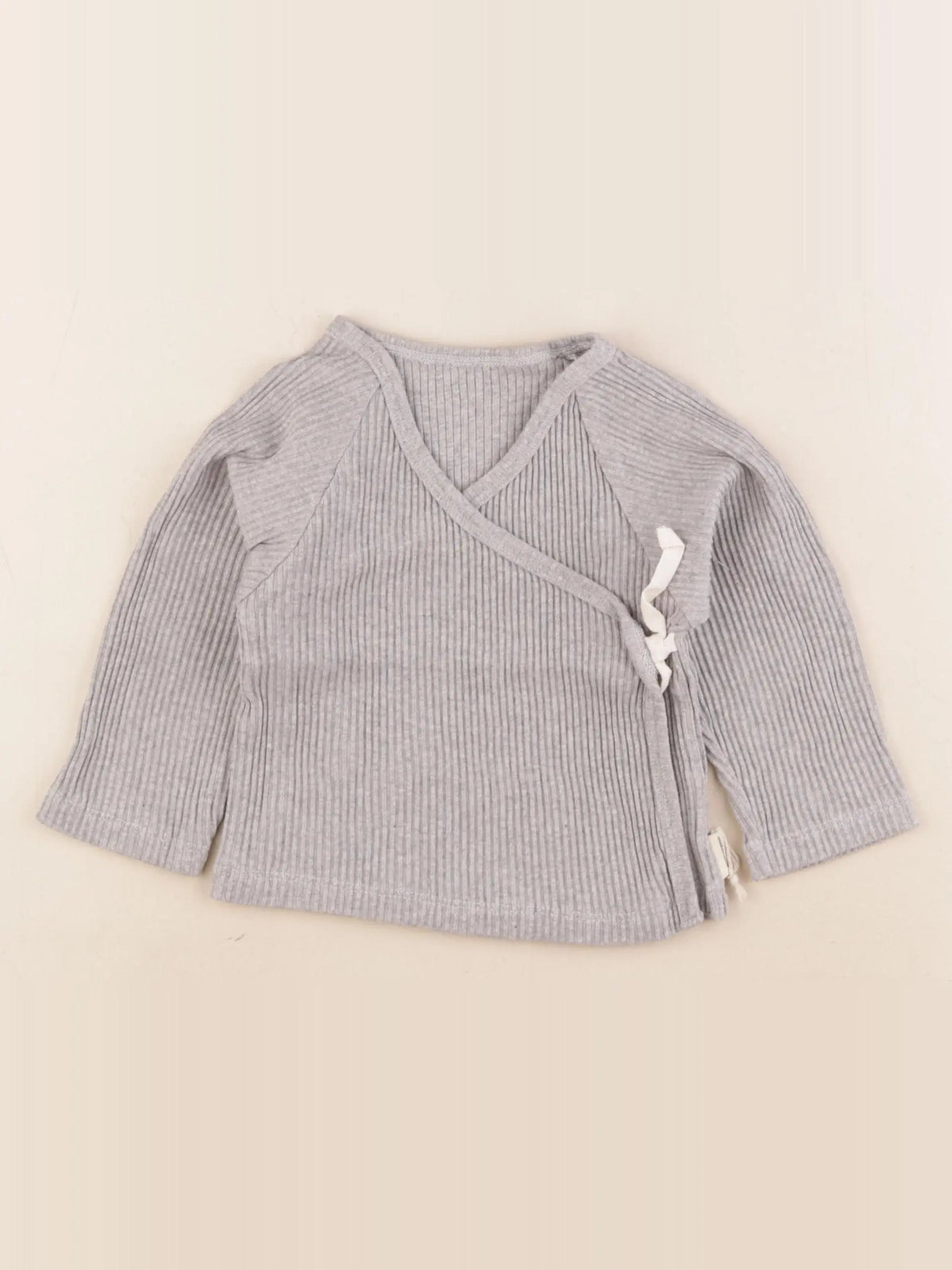 Poudre Organic - gilet gris - 1 mois