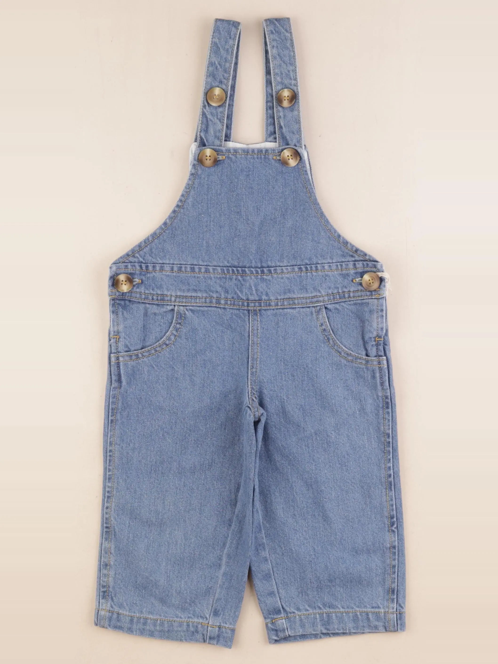 Poudre Organic - salopette bleu - 12 mois