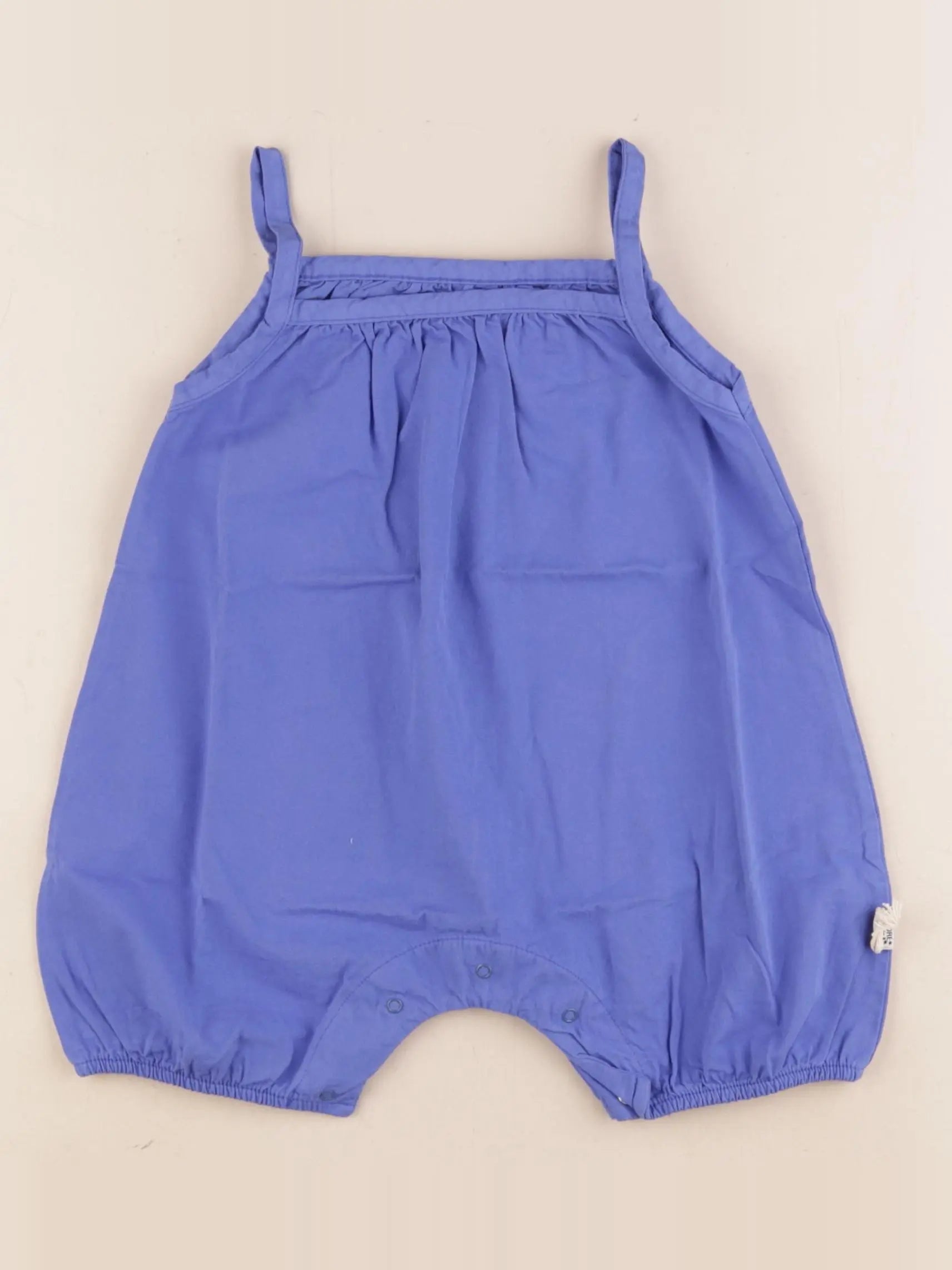 Poudre Organic - combinaison bleu - 9 mois