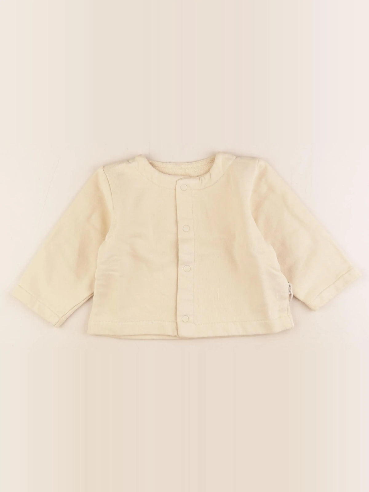 Poudre Organic - sweat jaune - 6 mois