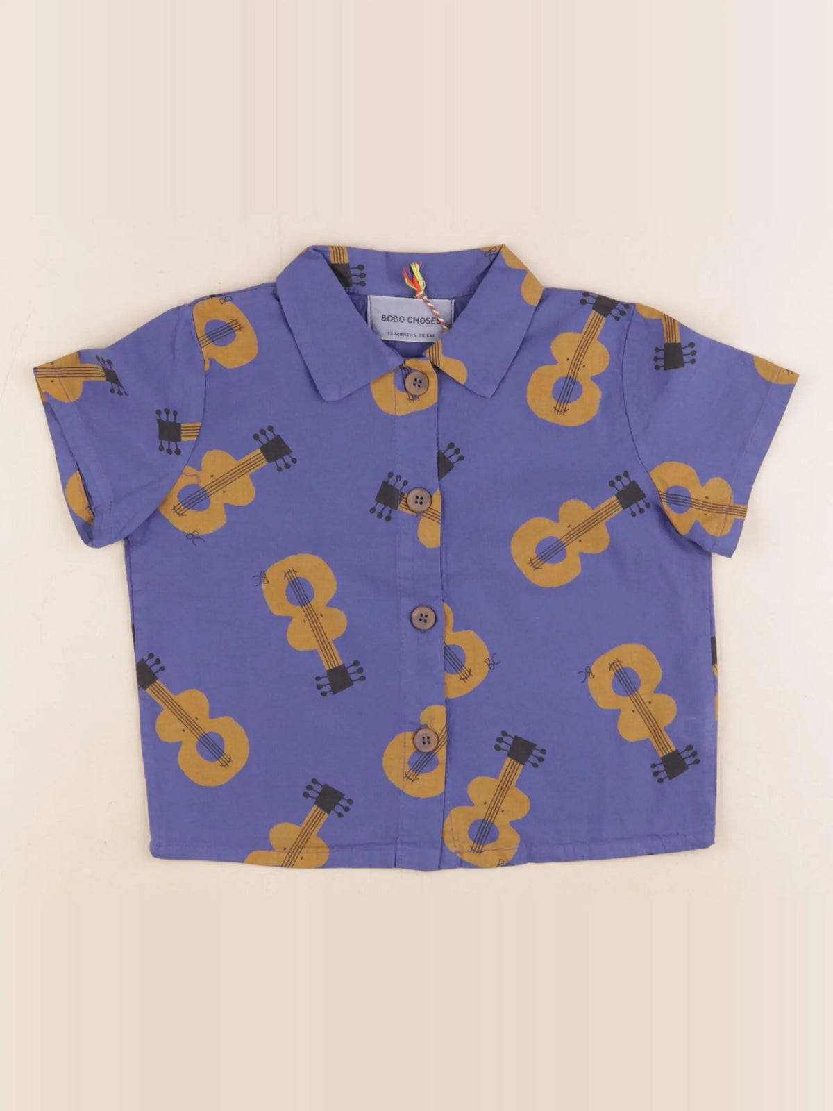 Bobo Choses - chemise bleu - 12 mois