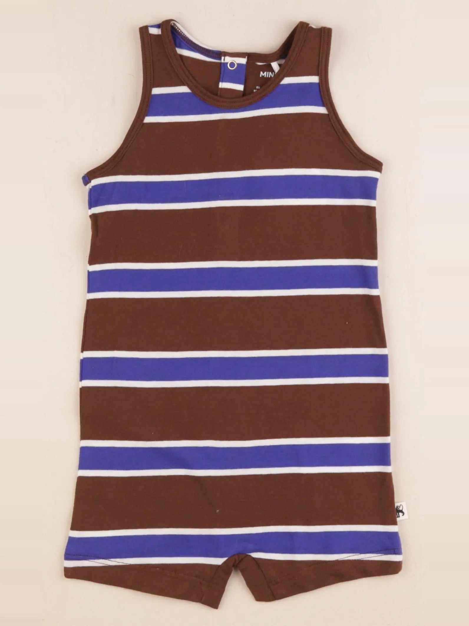 Mini Rodini - combinaison bleu, marron - 1/4 mois